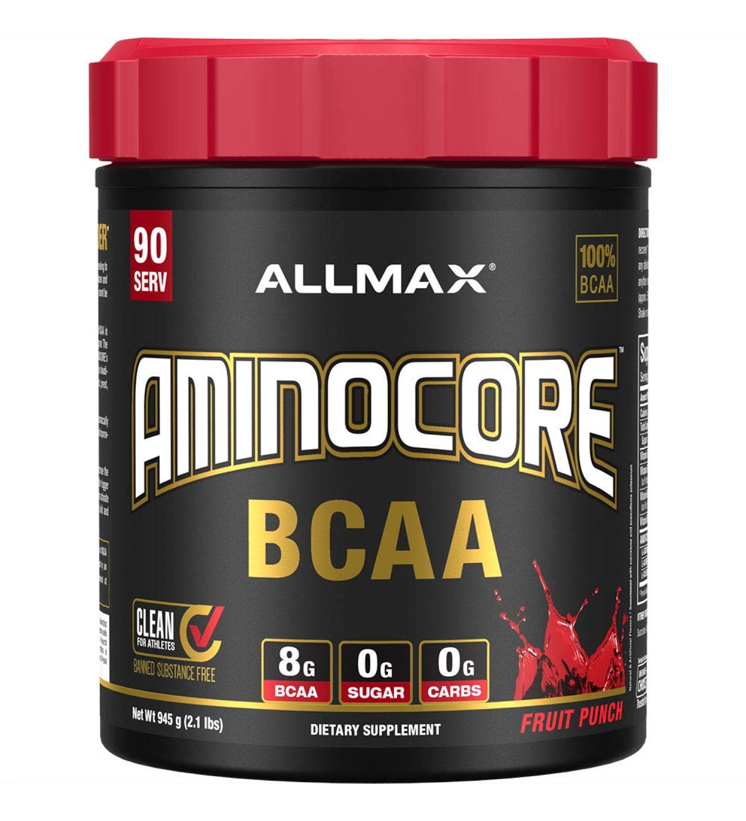 AllMAX Nutrition AminoCore - 90 Servings Fruit Punch - Buy Online on GoSupps.com