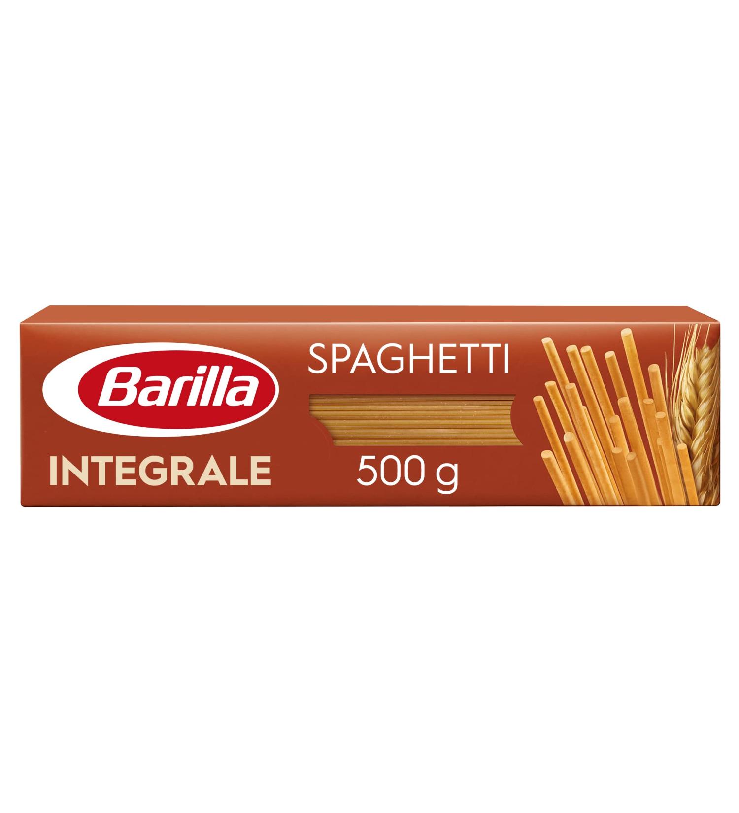 Buy Barilla Whole Grain Spaghetti N.5 - 500g | High-Fiber Integral Pasta | International Shipping - Buy Online on GoSupps.com