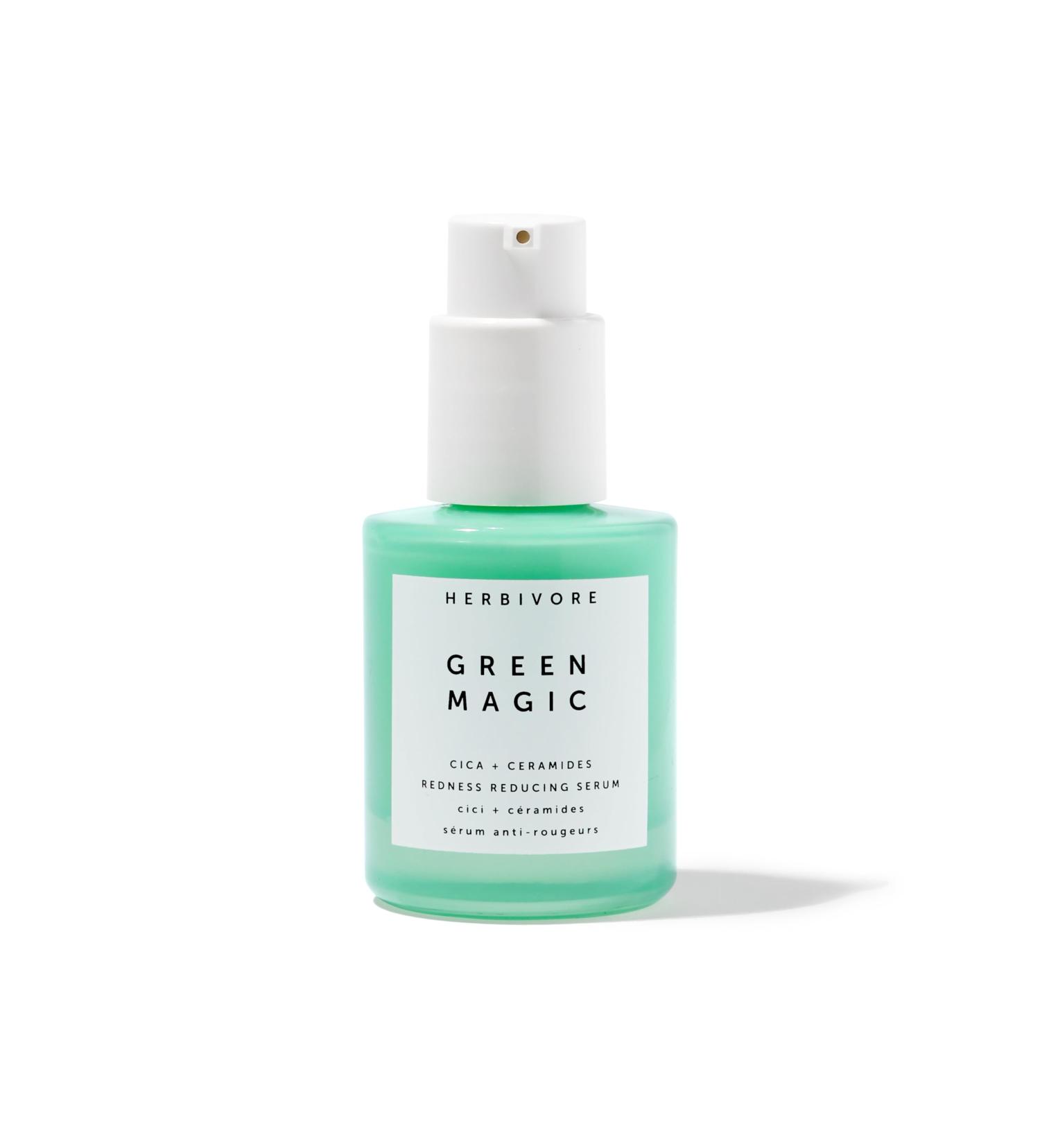 HERBIVORE Green Magic Cica + Ceramides Serum | Fast-Acting Redness Reducer for Sensitive Skin | Vegan & Cruelty-Free 30mL - Buy Online on GoSupps.com