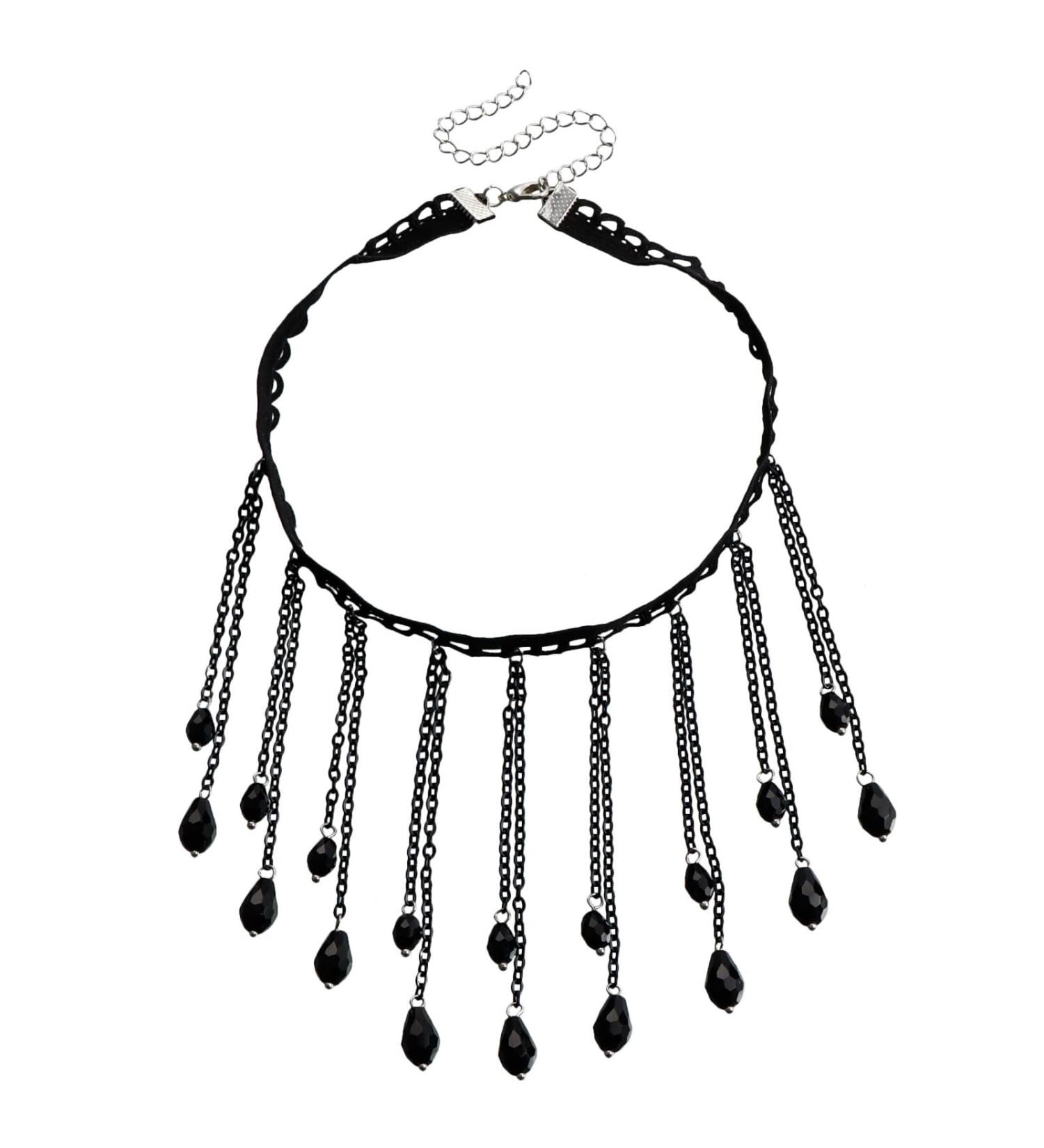 VSilay Lianxue Farming Fringe Half Call - Fashionable Water Drops Tquad Fans & Collarbone Chains for Women & Girls | International Shipping - Buy Online on GoSupps.com