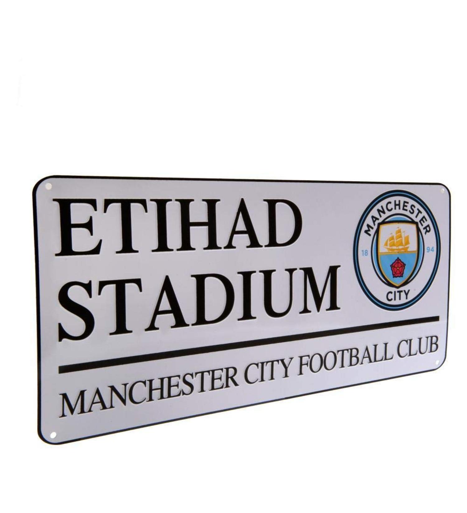 Buy Manchester City FC Official Multi-Colour Street Sign - International Shipping Available - Buy Online on GoSupps.com