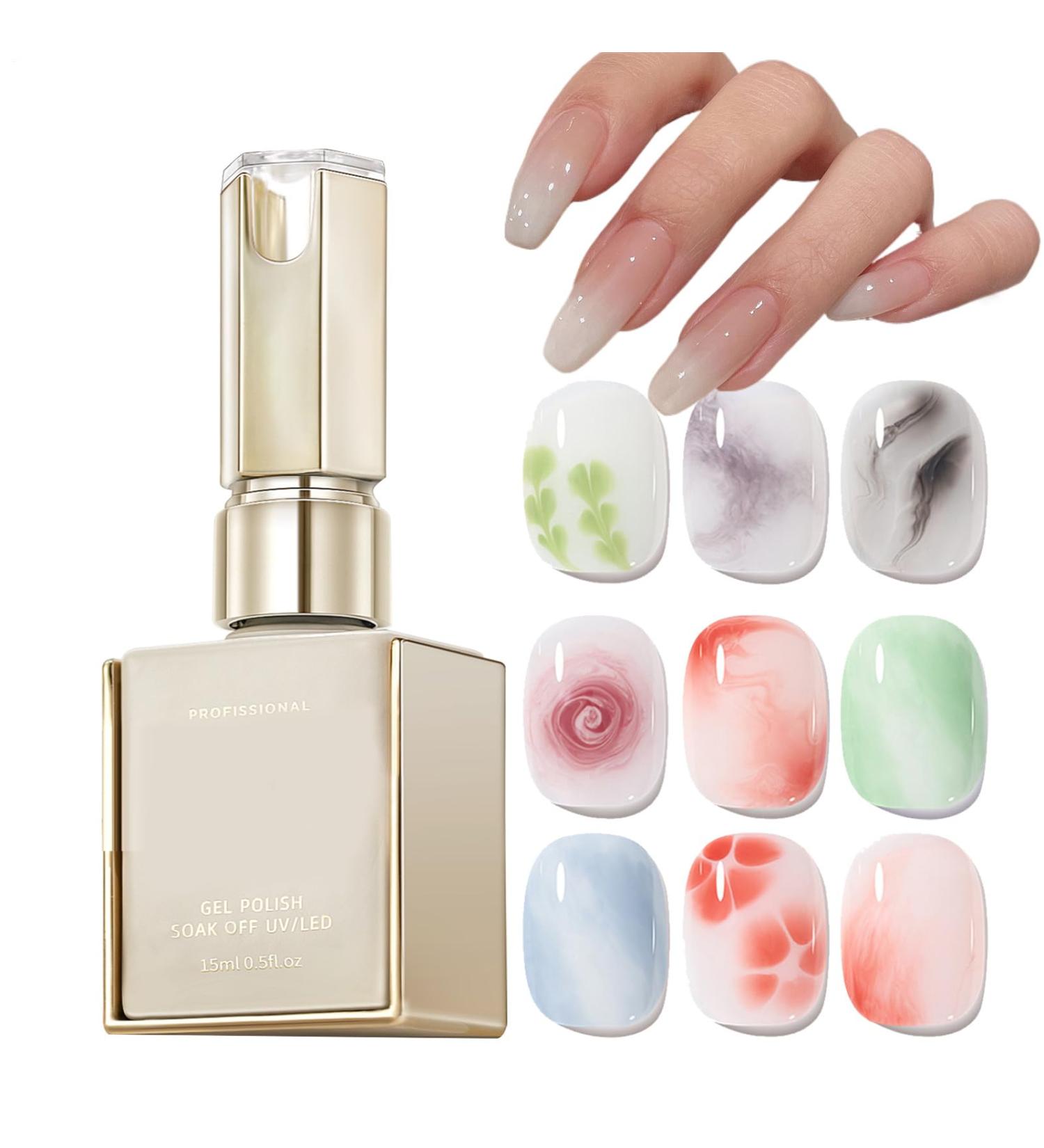 Effect Gel - 15ml UV/LED Curing | Soft Clear Base for Delicate Manicures | Ideal Gift for Women Girls Friends and Wives - Buy Online on GoSupps.com