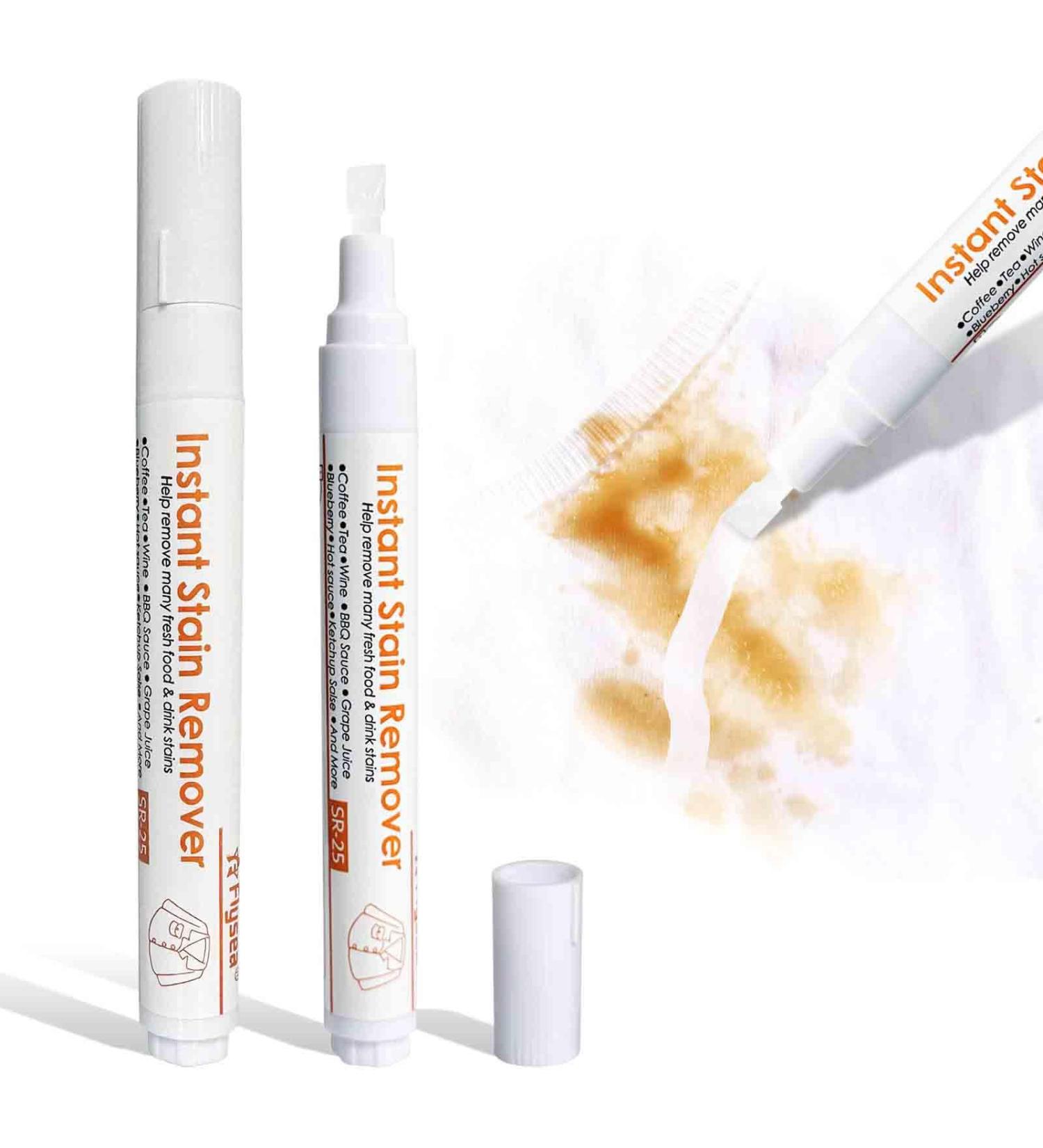 Stain Removing Pen Bleach for Clothing Bleach Pen Instant Stain Remover Stick Portable Grease Stain Remover Pen for a Variety of Fabric Clothing Instantly Remove Stains (A) 6.00 ml (Pack of 1) - Buy Online on GoSupps.com