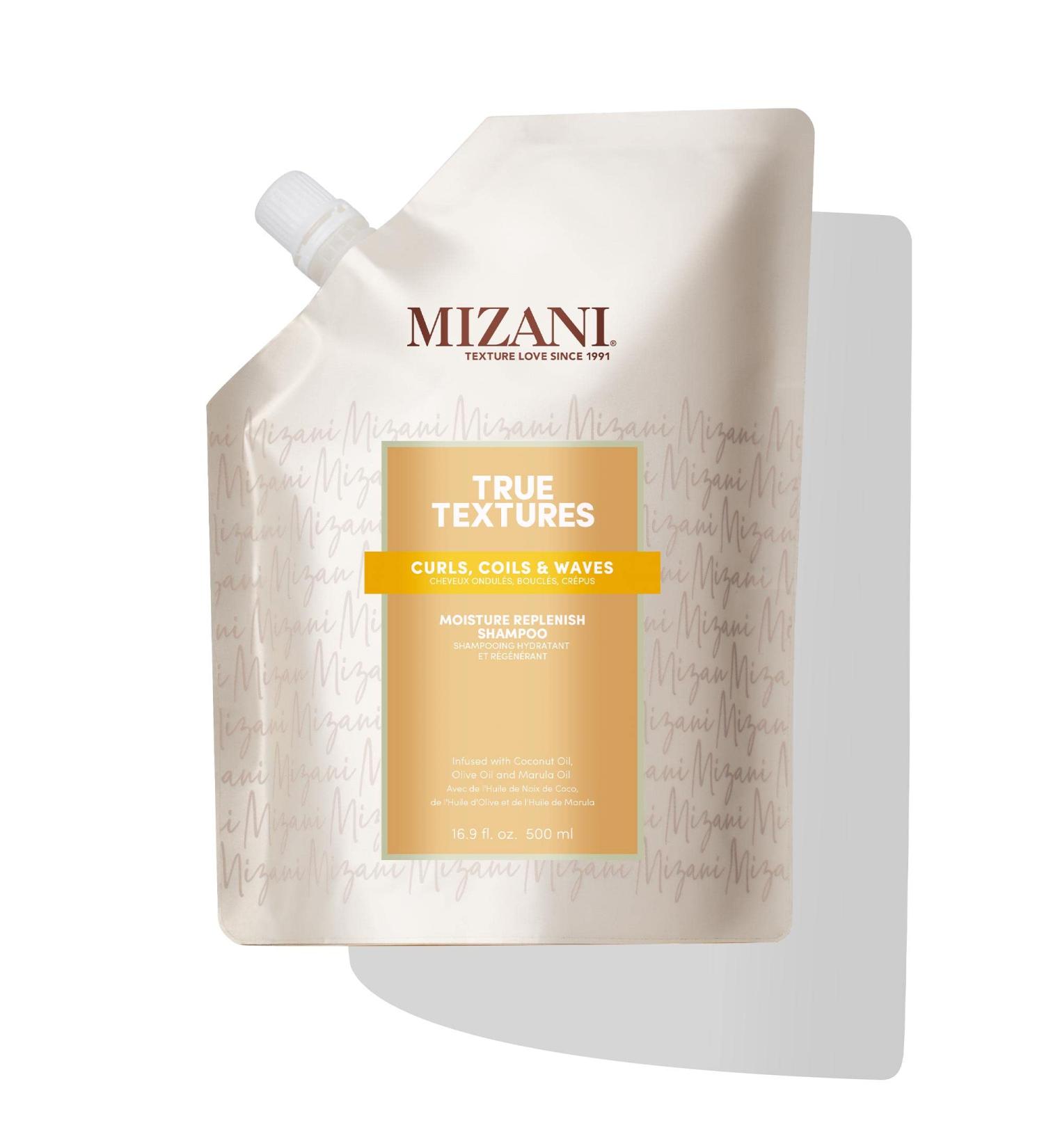 Mizani True Textures Coconut Oil Shampoo | Hydrating & Smoothing Formula | Sulfate & Paraben-Free | 16.9 Fl Oz - Buy Online on GoSupps.com