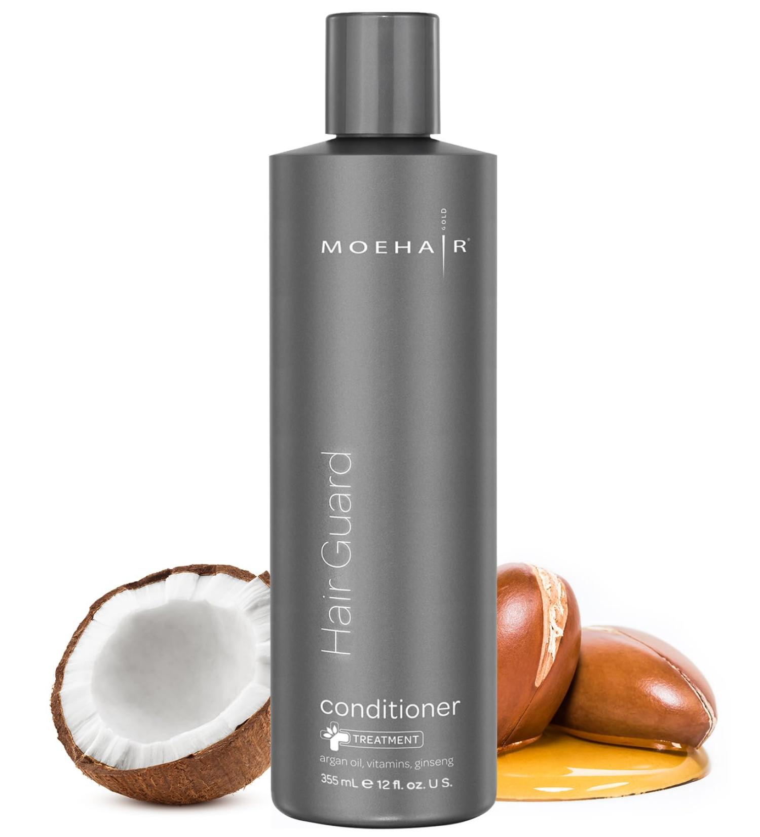 MOEHAIR Hair Guard Conditioner - Strengthen Roots Boost Follicles | Moisturizing Vitamin-E Argan Oil & Ginseng | Paraben & Sulfate Free | 12 Fl. Oz - Buy Online on GoSupps.com