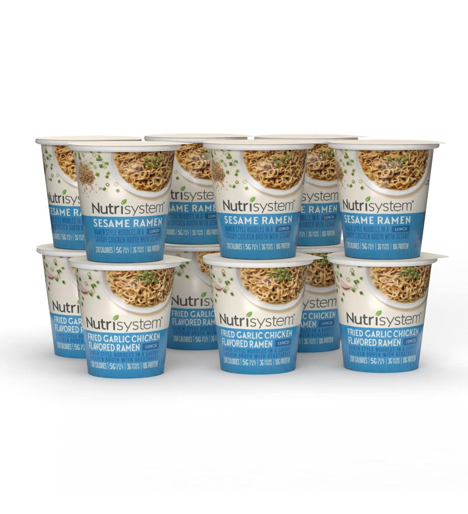 Nutrisystem Ultimate Ramen Noodles Lunch Bundle - 10g Protein, Guilt-Free & Easy-to-Prepare - 12ct - Buy Online on GoSupps.com