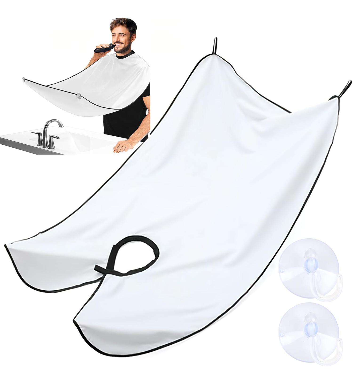 Cut Lotbun Beard Bibs with Suction Cups | Beard Apron for Men | Shaving Haircut & Trim Collection Cloak - Buy Online on GoSupps.com