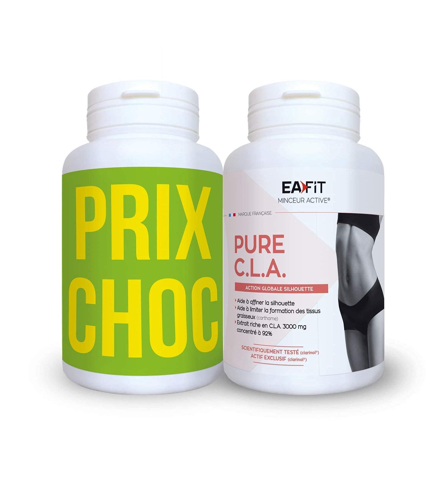 EAFIT Slimming - Pure CLA DUO - Firming fat burning - Helps to slim the figure - Limits the formation of fatty tissues - Rich in CLA - 2 x 90 capsules - Dietary supplement suitable for sports - Buy Online on GoSupps.com