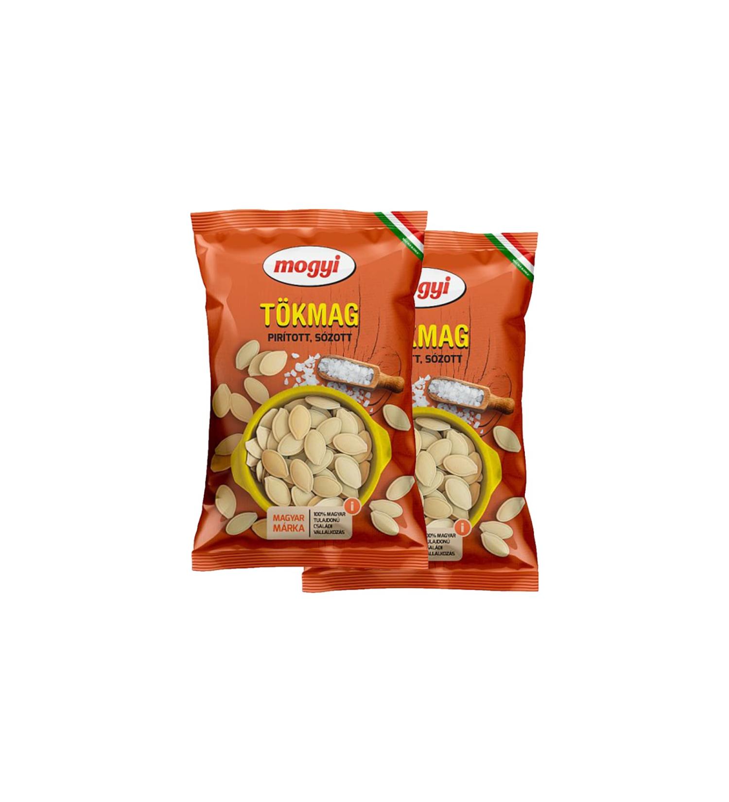 Mogyi Edible Roasted Salted Pumpkin Seed in Shell Snack 130 g (Pack of 2)