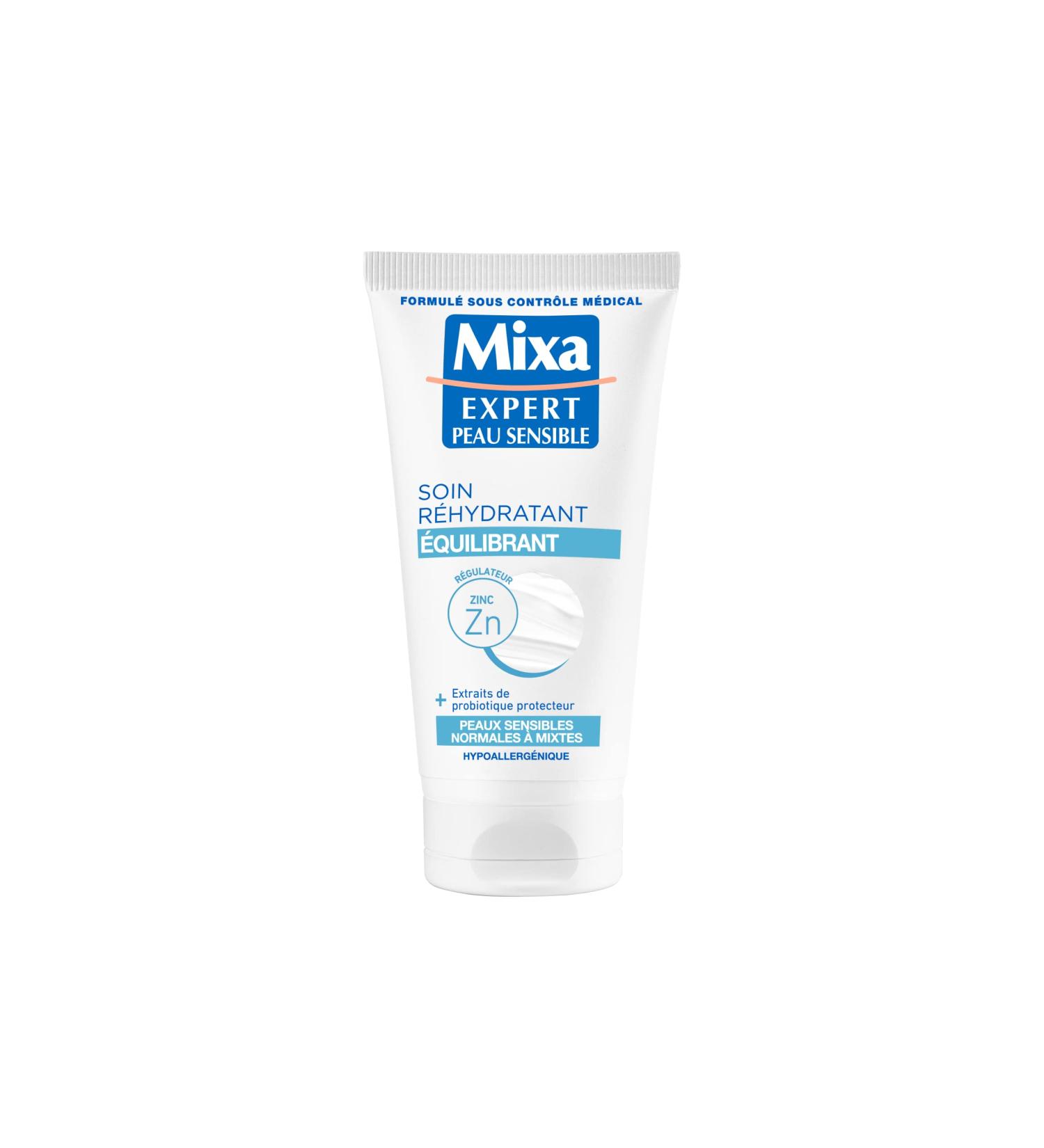 Mixa Expert Sensitive Skin - Balancing Rehydrating Care with Oat Extract + Regulating Copper - 50 ml - Buy Online on GoSupps.com
