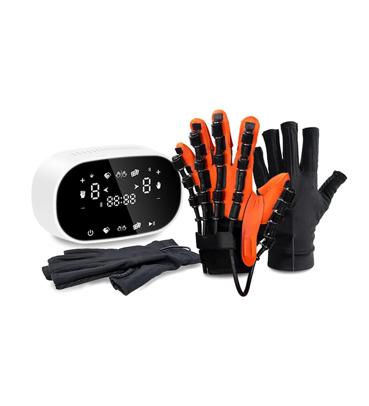 ZZBB Rehabilitation Robot Gloves Stroke Hemiplegia Finger Wrist Training Equipment Finger Straightening Brace Guard Protector for Patients with Hand Dysfunction Left Medium - Buy Online on GoSupps.com