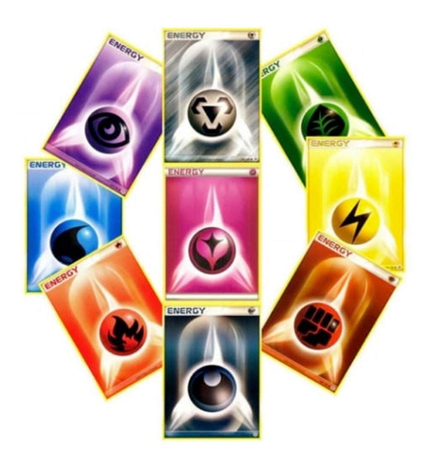 50 Pokemon Energy Cards Random Lot of Cards