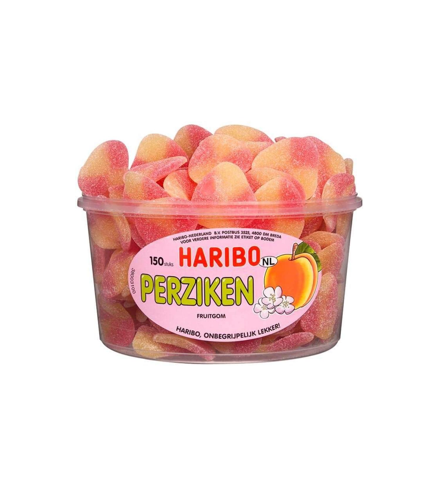 HARIBO Haribo 829401 Pack of 150 Peach Fruit Gummies