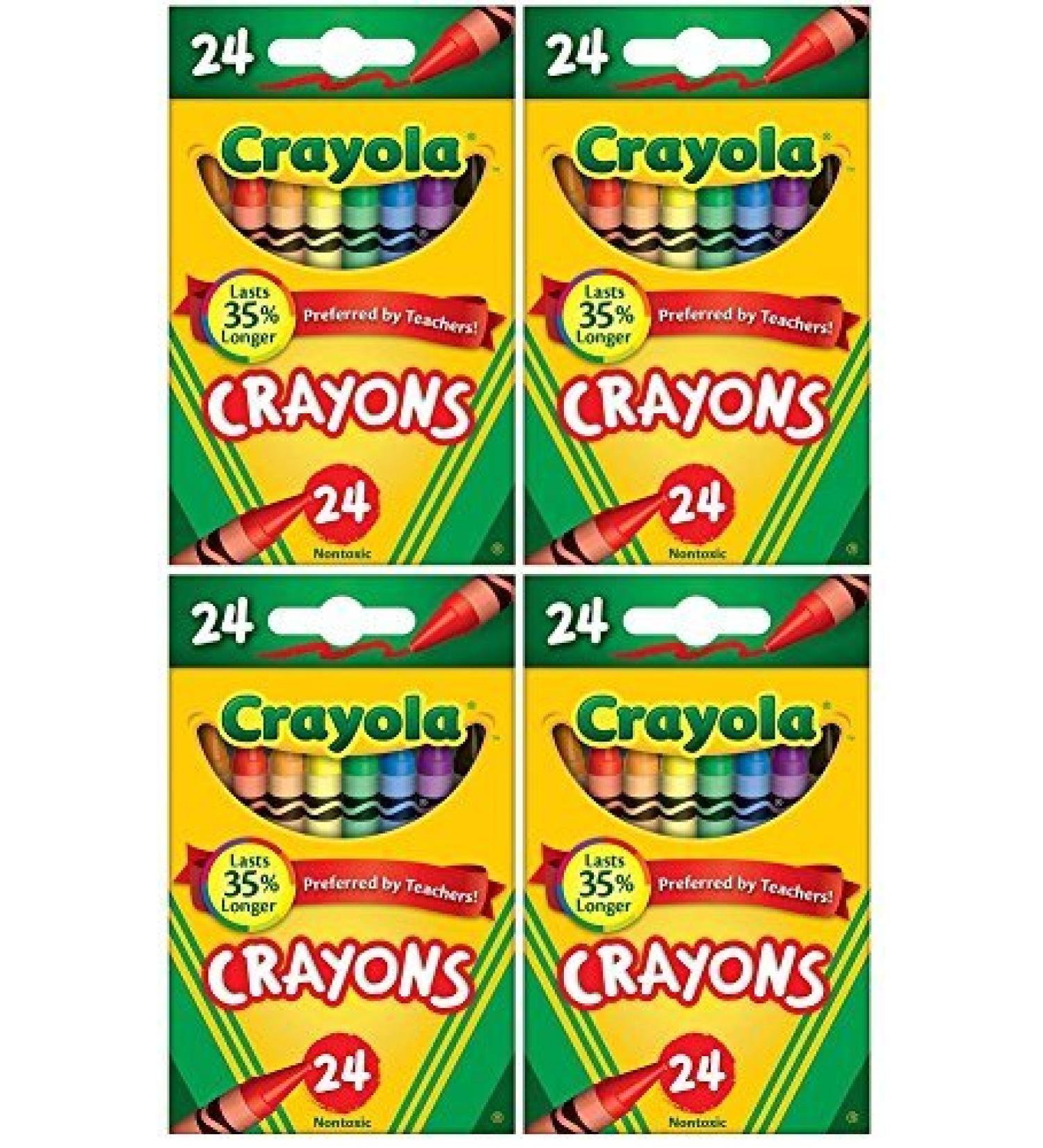 Crayola Classic Color Pack Crayons 24 Count (Pack of 4) 24 Count (Pack of 4)