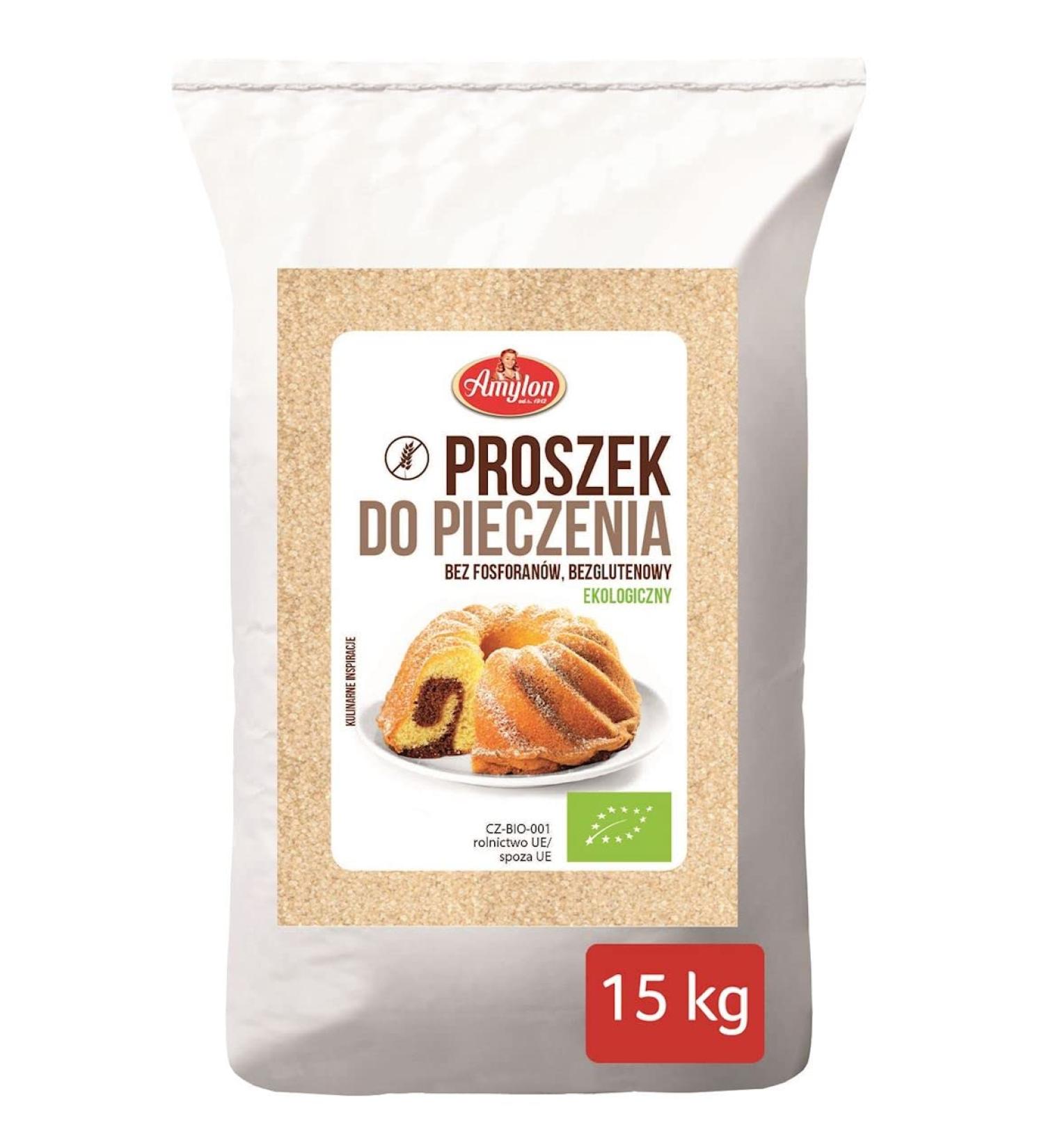 Gluten-free baking powder ORGANIC 15 kg - HORECA (AMYLON)