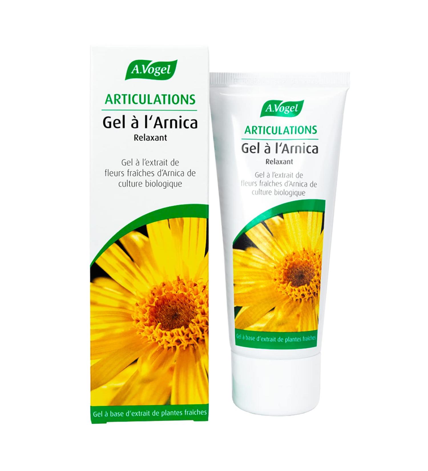 A.VOGEL - Gel l'Arnica - Pommade anti inflammatoire qui soulage les douleurs articulaires et musculaires - R duit les oed mes bleus et bosses - Extraits d'arnica frais - Actifs v g taux - 100ml - Buy Online on GoSupps.com