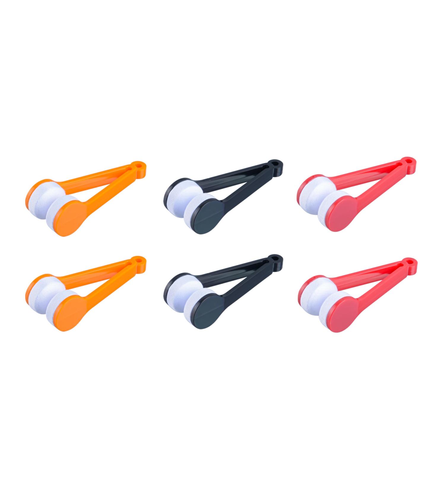 Microfiber Sunglasses Cleaner Mini Eyeglasses Lens Cleaner with Soft Brush & Cleaning Clip 6 Pack Accessories for Crystal Clear Vision - Buy Online on GoSupps.com