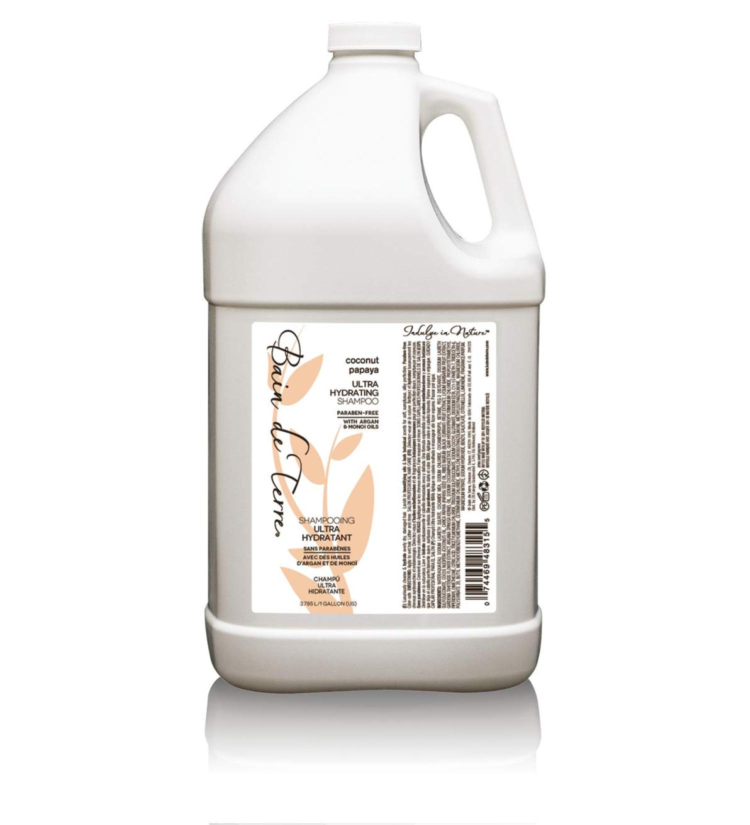 Bain de Terre Ultra Hydrating Shampoo Coconut papaya 1-Gallon