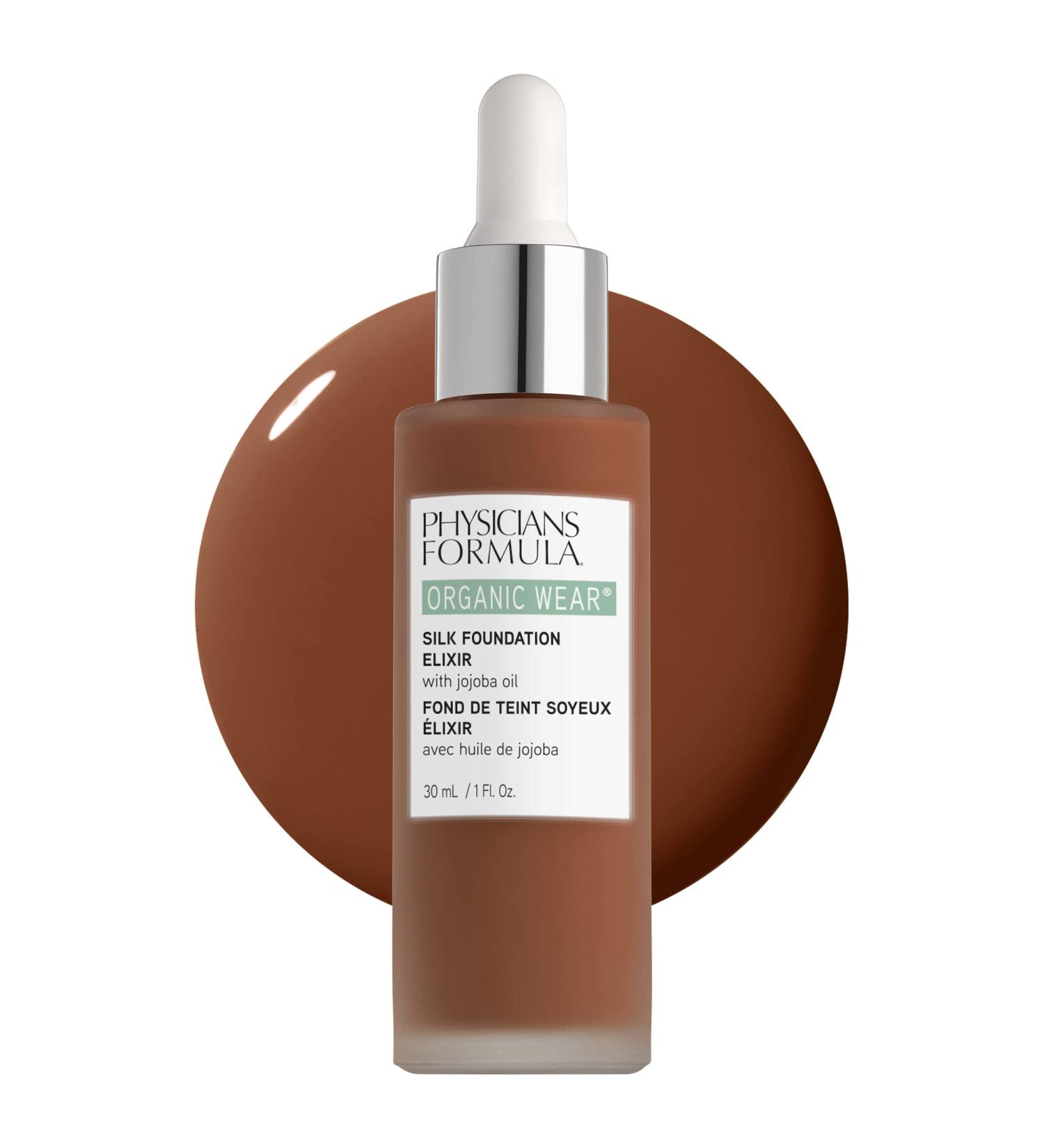 Physicians Formula Organic Wear Liquid Foundation Elixir Deep-to-Rich Full Coverage | Dermatologist & Clinically Tested - Buy Online on GoSupps.com