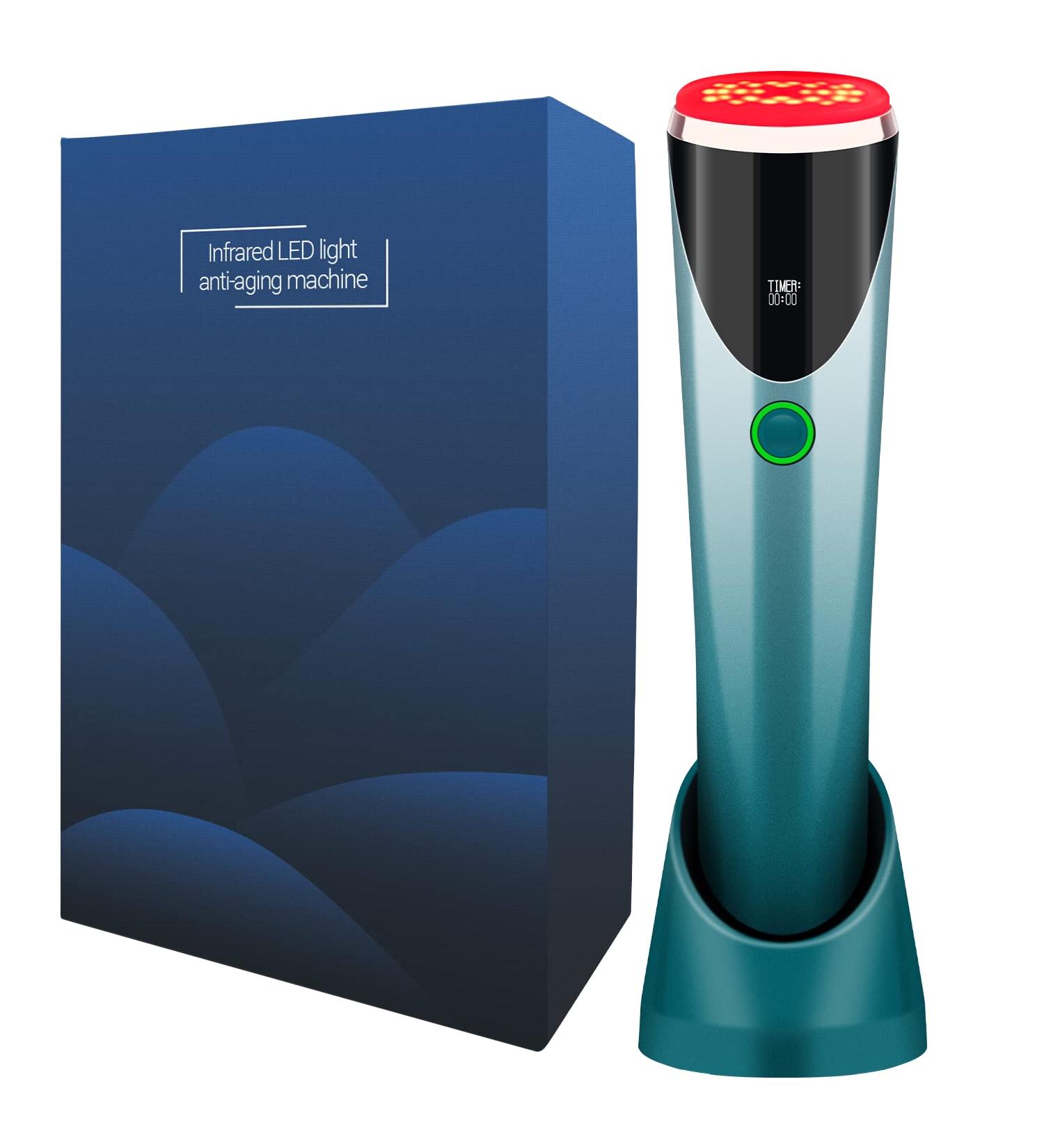 UUPAS LED Infrared Red Facial Light Therapy Device - Red Light Therapy for Face - Buy Online on GoSupps.com