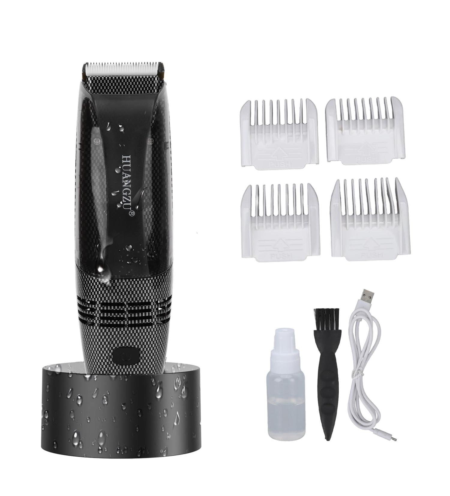 Yunir Electric Hair Trimmer - Cordless USB Charging Clipper with Comb & Cleaning Brush for Grooming | International Shipping Available - Buy Online on GoSupps.com