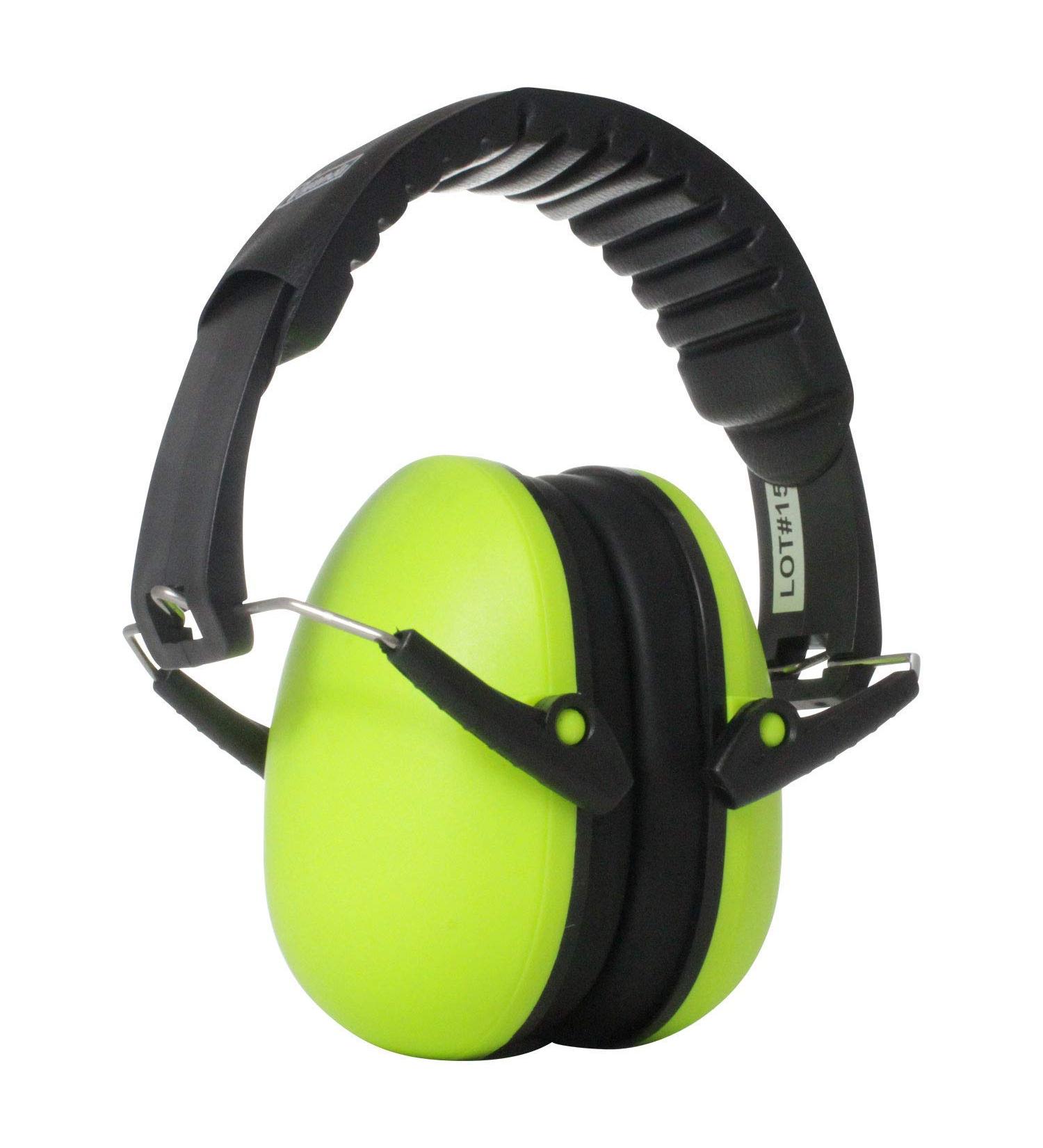 Viwanda Bon Ear Defenders Black - Children's Hearing Protection | Adjustable Headband - SNR 26dB | Lightweight for Teenagers & Adults - Lime Green - Buy Online on GoSupps.com