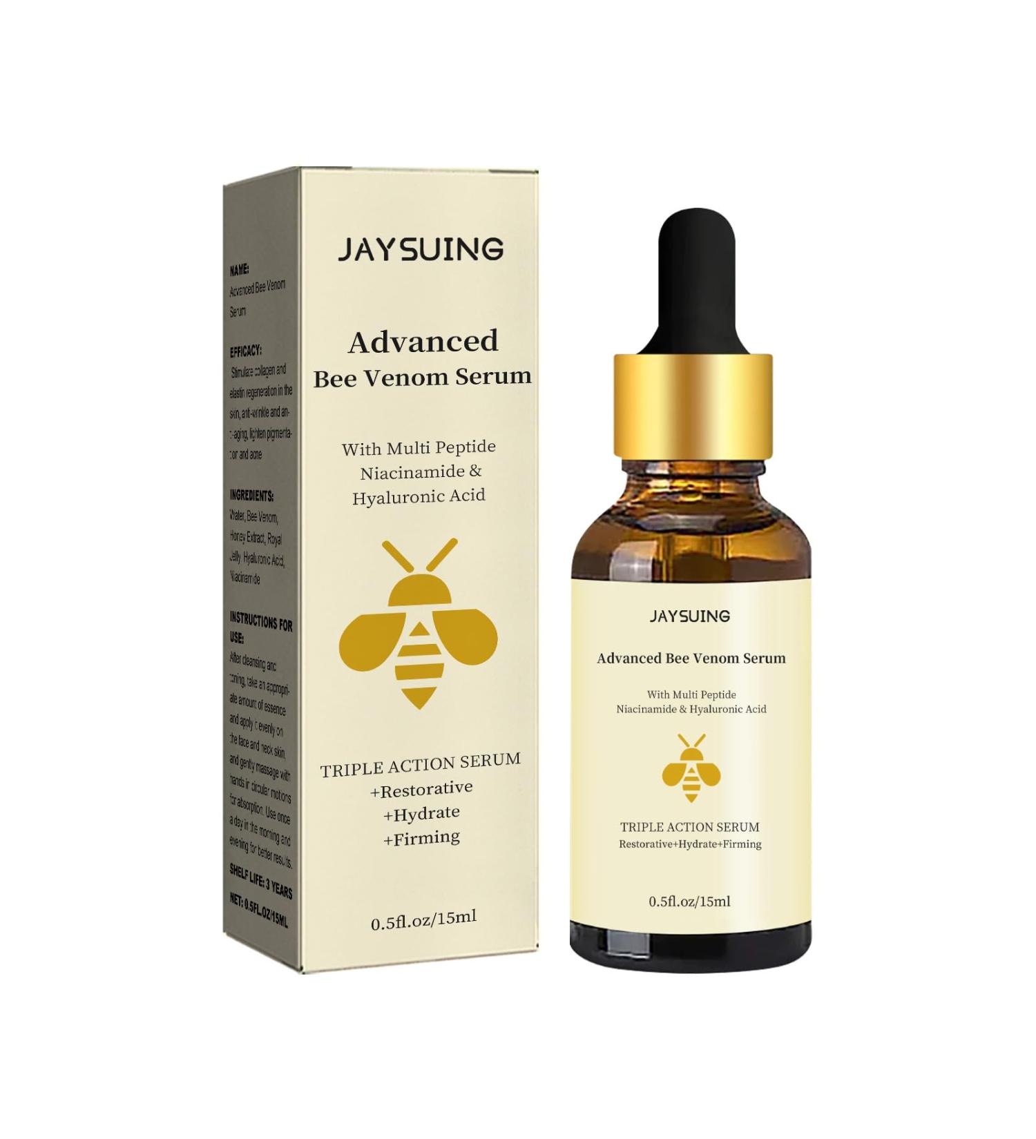 Advanced Bee Venom Serum Anti-Aging Facial Serum Face Serum to Help Refine Fine Lines & Wrinkles Hydrating Serum