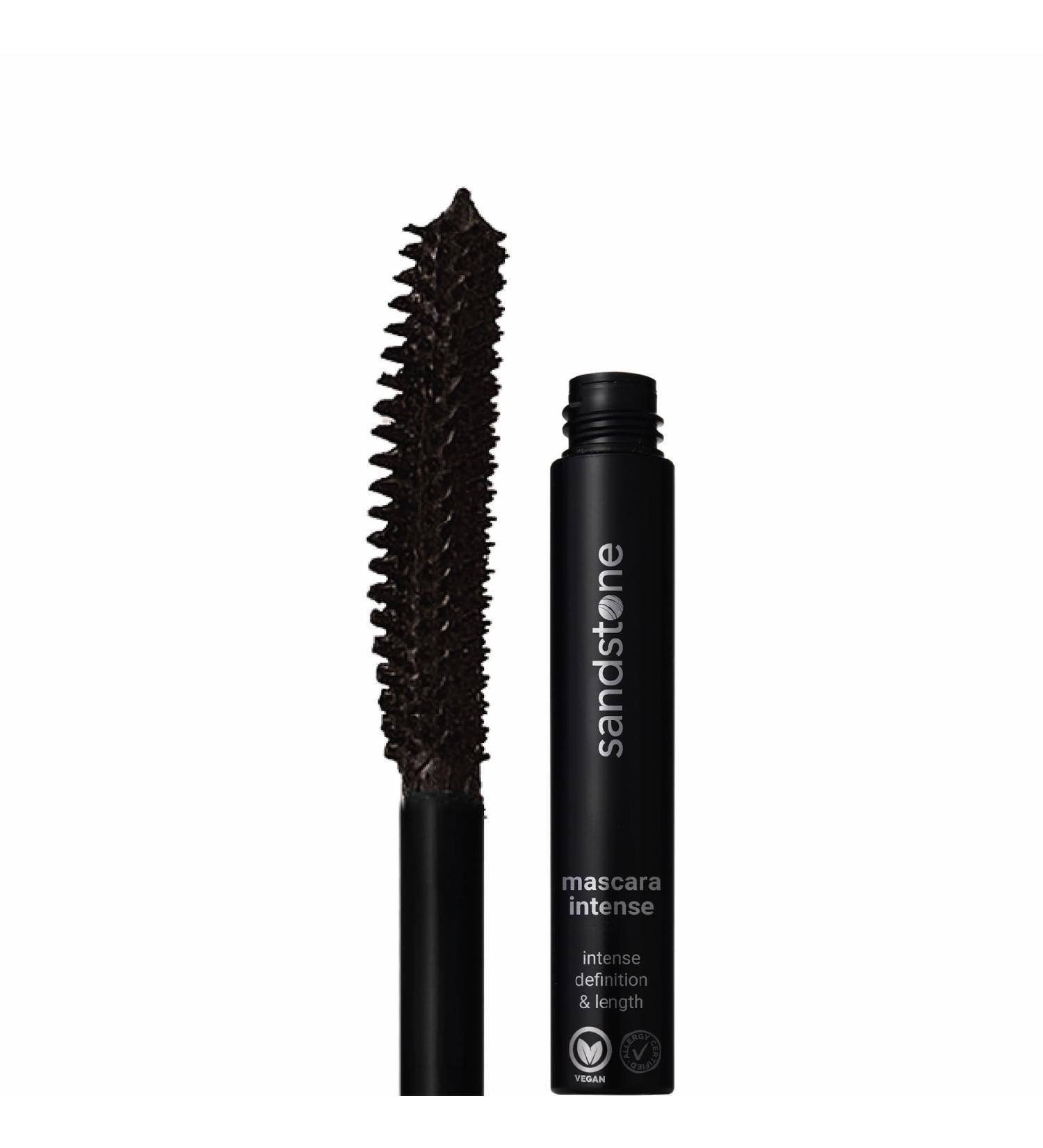 Sandstone Scandinavia Mascara Intense Brun pour Yeux Sensibles - Hypoallerg nique & Vegan - Anti-Bavures - Allongeant & S parateur - Sans Parfum - Buy Online on GoSupps.com