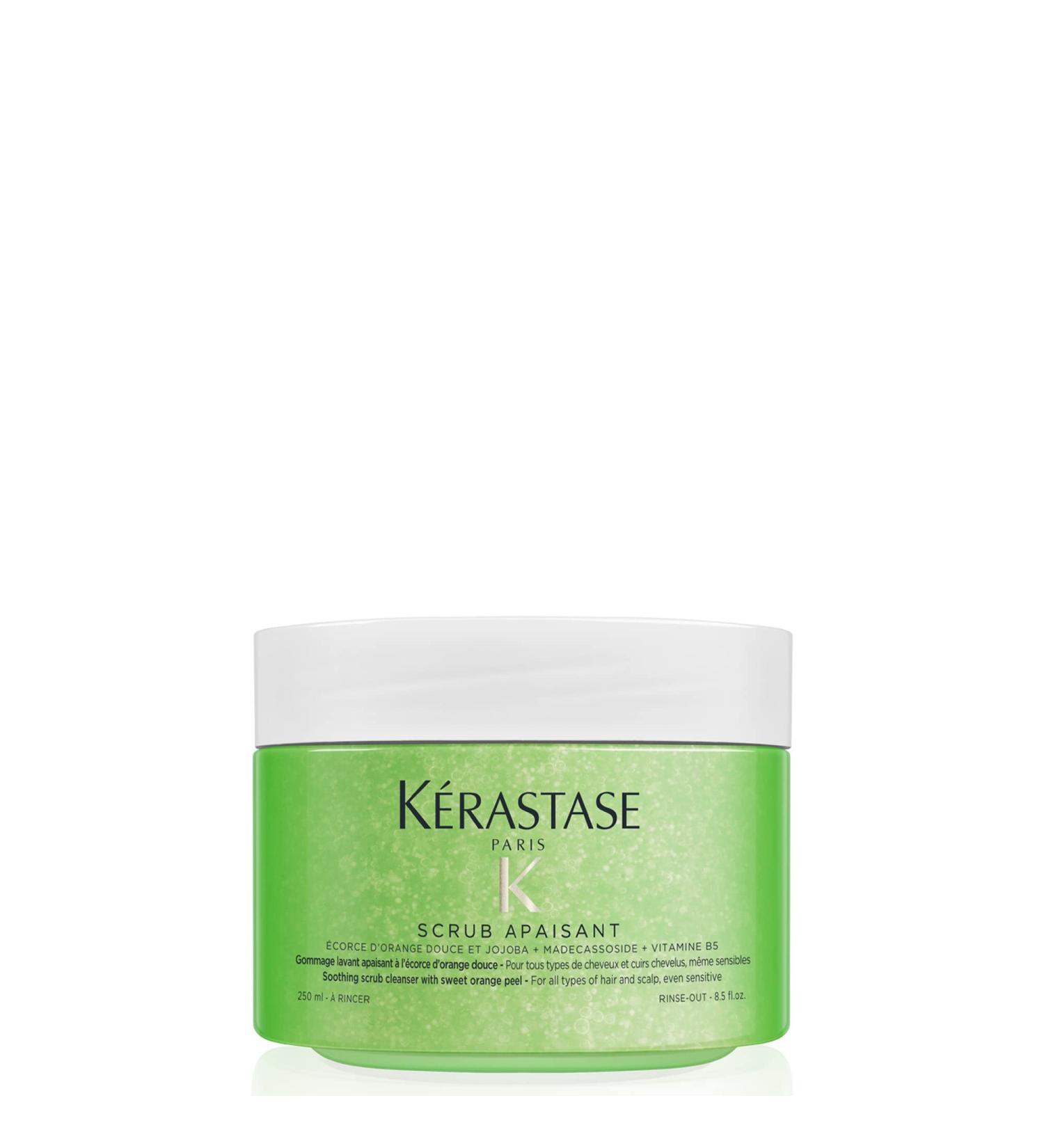 Kerastase Fusio Soothing Scalp Scrub | Cleansing Conditioning Treatment | Jojoba & Vitamin B5 | For All Hair Types - 8.5 Fl Oz - Buy Online on GoSupps.com