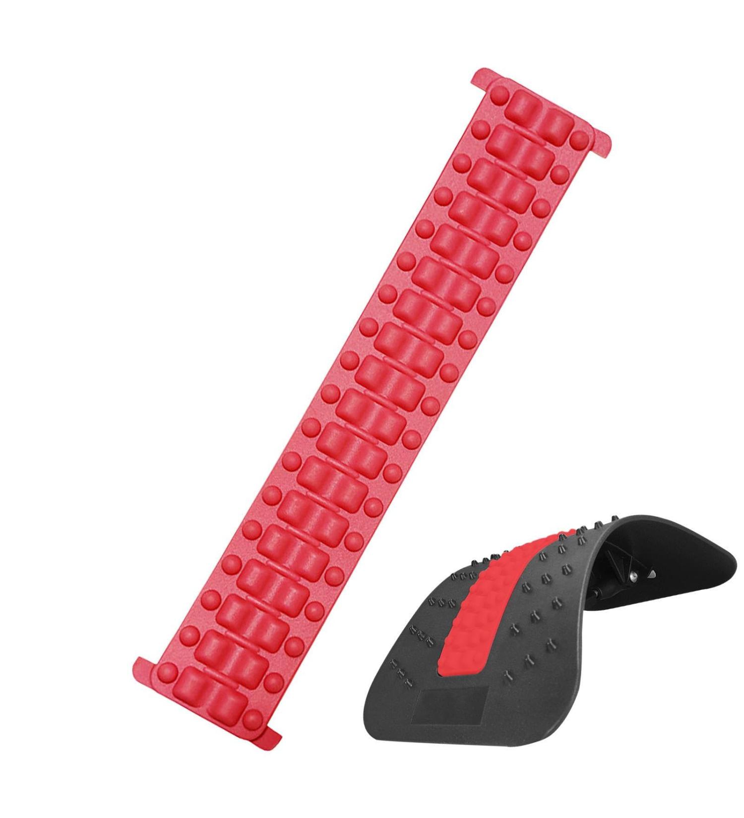 Samuliy Multi-Level Silicone Back Stretching Device - Spine Relief for Lower Back Pain & Scoliosis Support - Buy Online on GoSupps.com