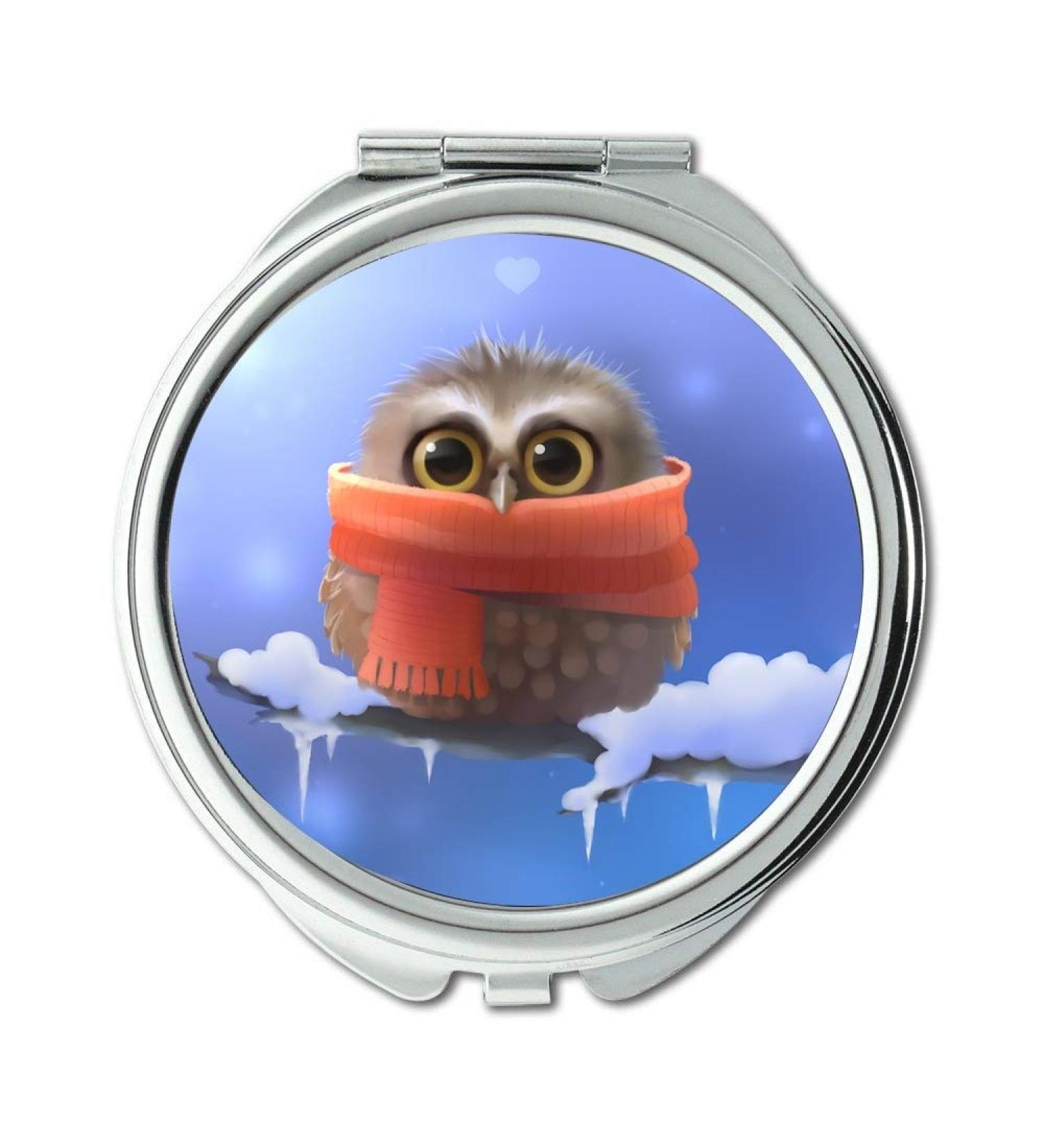 Mirror Compact Mirror owl moon owl wallpapers pocket mirror portable mirror - Buy Online on GoSupps.com