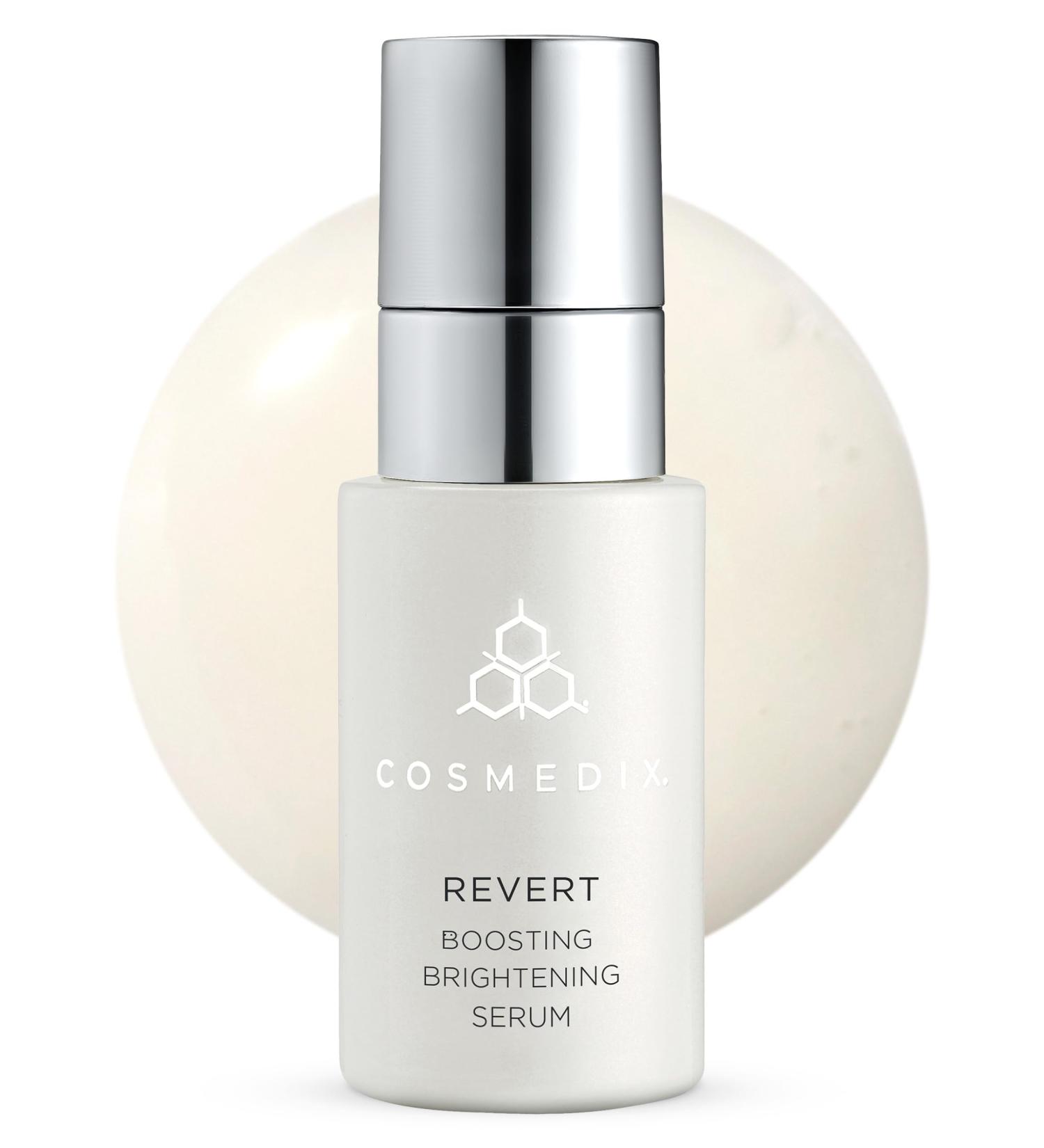 COSMEDIX Revert Boosting Brightening Face Serum - Hydrating Facial Serum for Dark Spots & Uneven Skin Tone - Firming Skincare for Brighter & Natural Glow All Skin Types Cruelty Free - Buy Online on GoSupps.com
