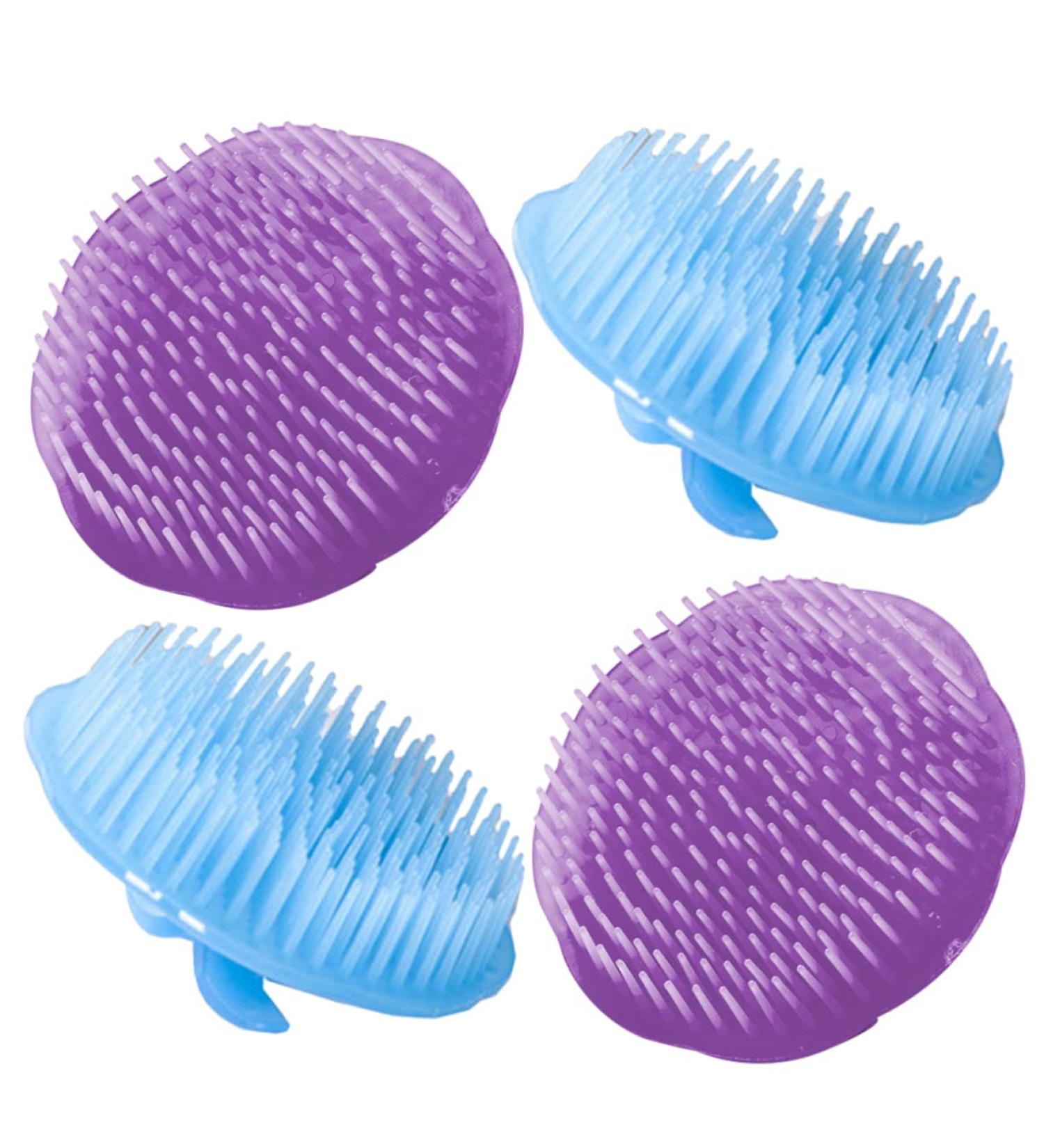 Buy BUIFULSIC 4-Piece Scalp Massage Brush Set - Enhanced Hair Washing & Peeling for Ultimate Relaxation | International Shipping Available - Buy Online on GoSupps.com