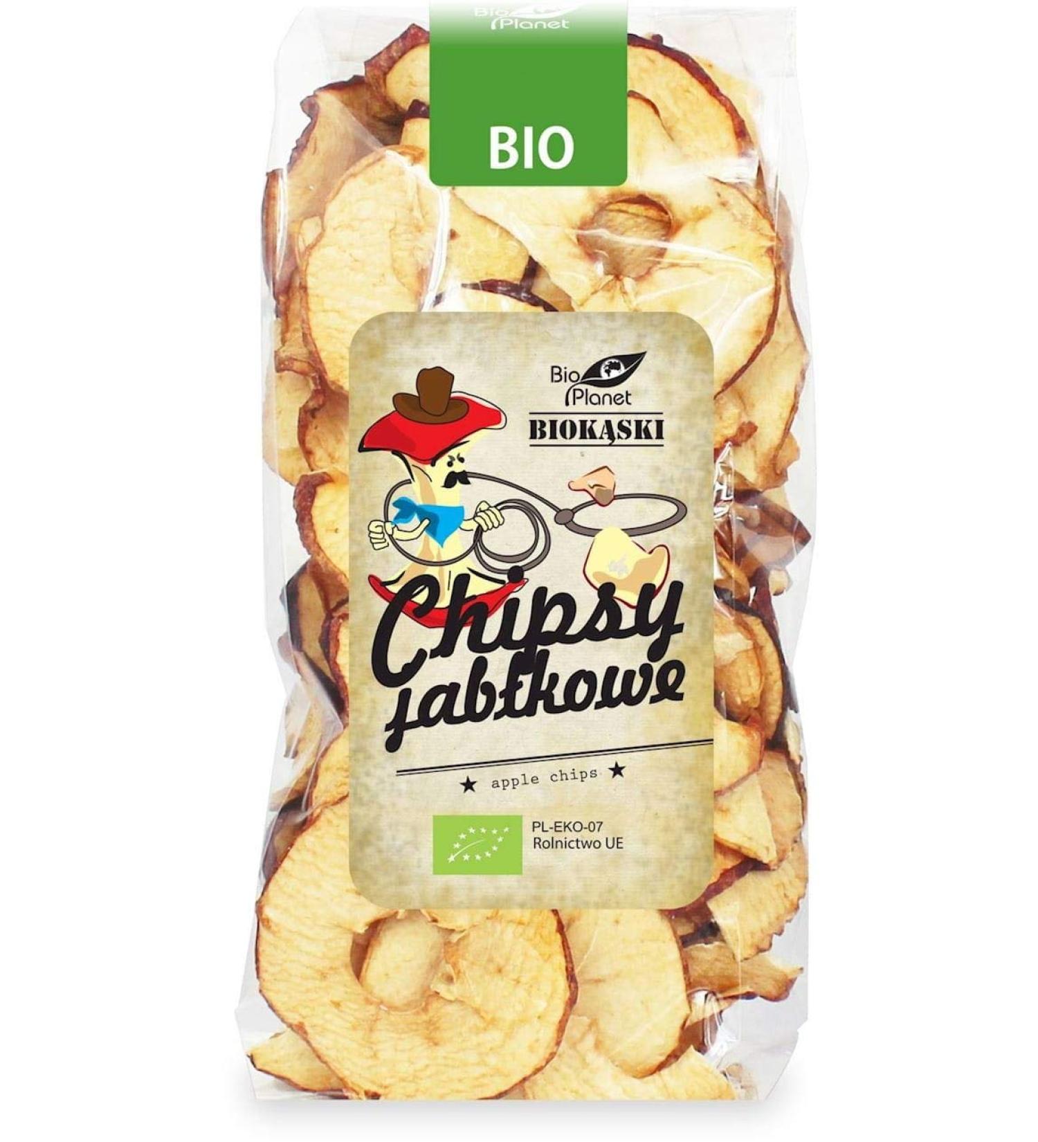 Organic apple chips 100 g - BIO PLANET
