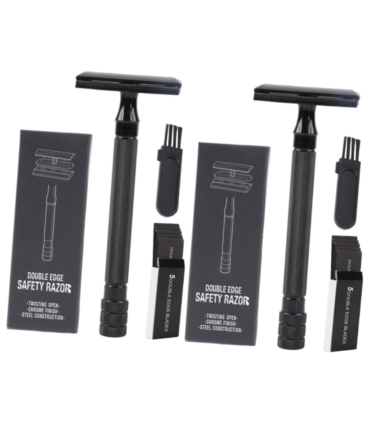 Buy 2 Sets of Manual Body & Beard Shaver - Old Style Razor for Perfect Shaving Experience | International Shipping Available - Buy Online on GoSupps.com