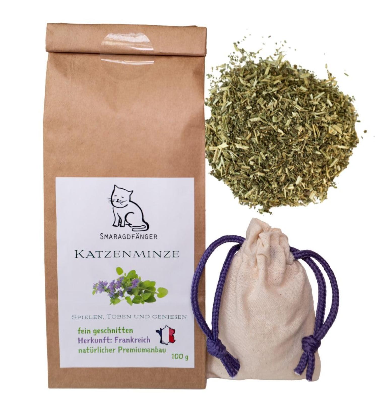 SMARAGDF NGER Catnip from France - 100g Premium Quality Cat Toy for Cushions & Balls | International Shipping - Buy Online on GoSupps.com