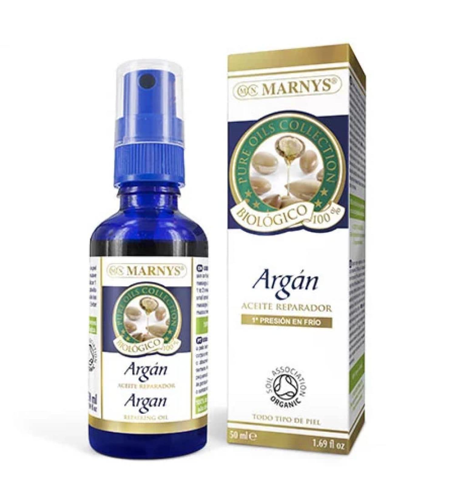 Marnys Argan 100% Marnys-Pure Oils Collection Organic Repair Oil 50ml - Buy Online on GoSupps.com
