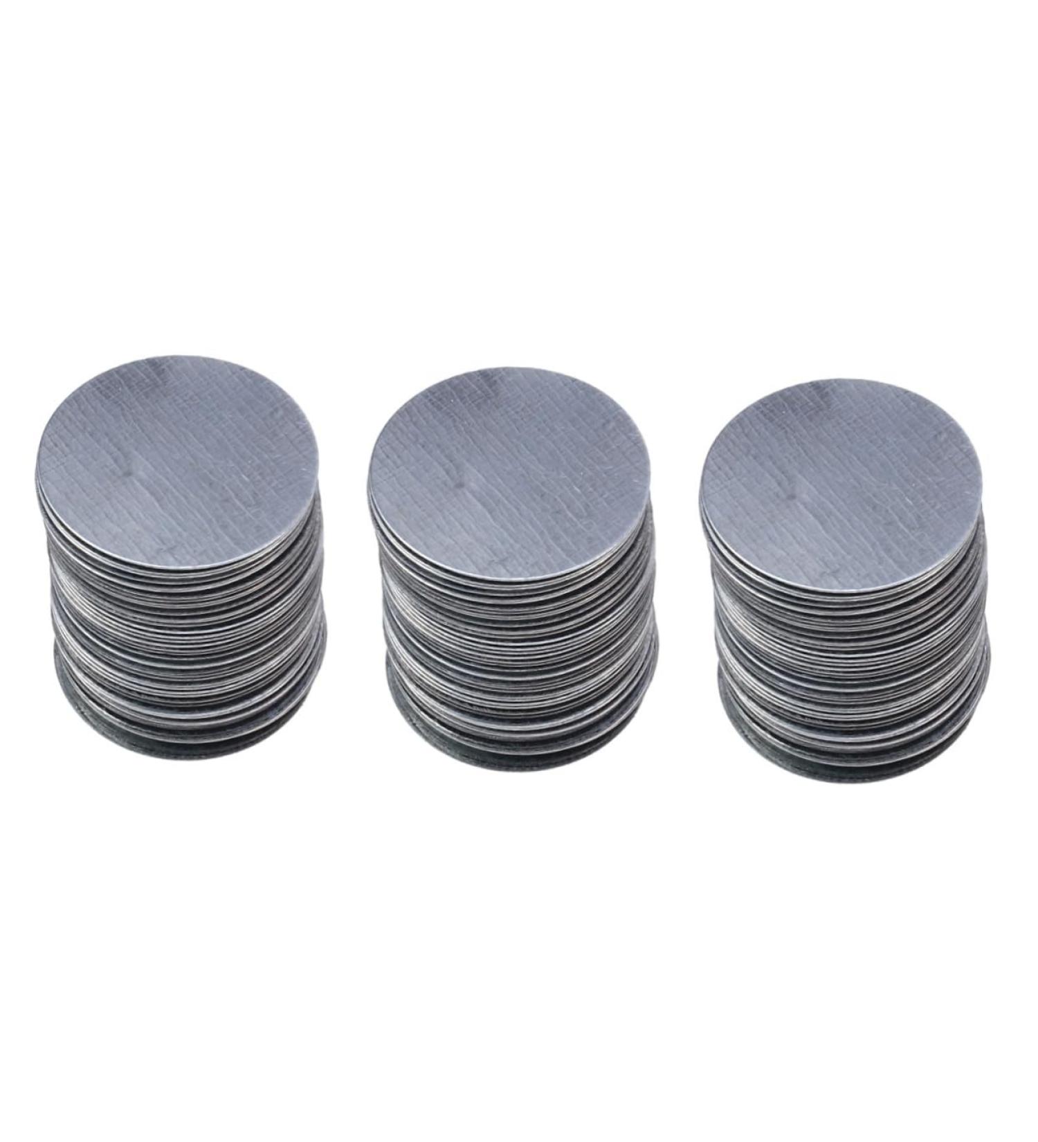 FRCOLOR 300 Pcs Round Stickers Metal Stickers Makeup Pan Round Sticker Iron Plates Palette Metal Rod Make up 1 count (Pack of 1) As Shownx3pcs - Buy Online on GoSupps.com