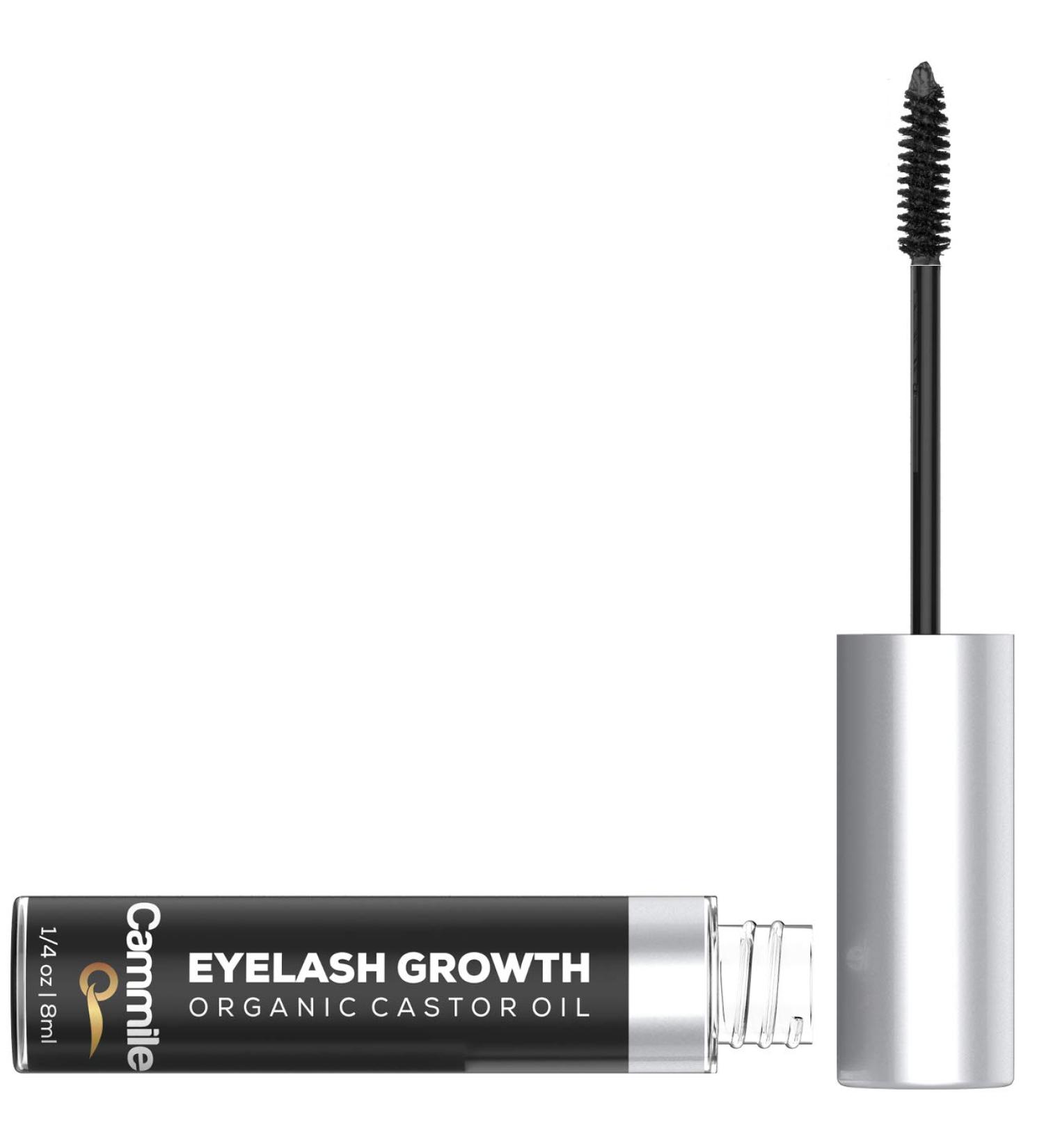 Organic Castor Oil for Eyelash Growth & Fuller Eyebrows - Natural Eyelash Serum for Regrowth - Buy Online on GoSupps.com