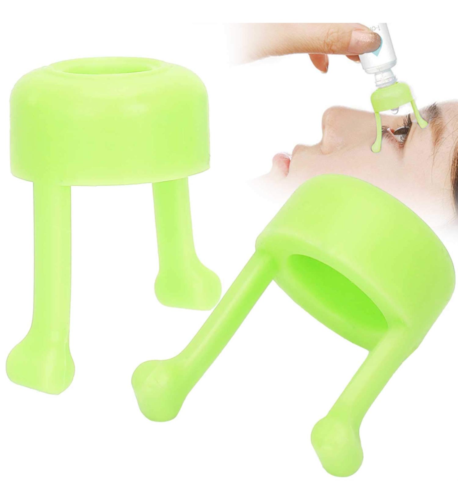 Eye Drop Guide Tool with Bottle Bracket - Prevent Hand Shaking | Eyedrop Aid Applicator - Buy Online on GoSupps.com