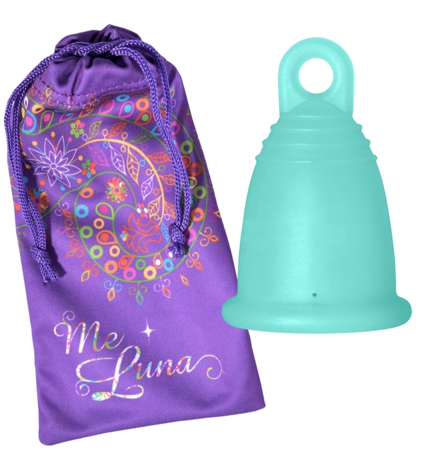 Me Luna Menstrual Cup Classic Ring Mint Size S