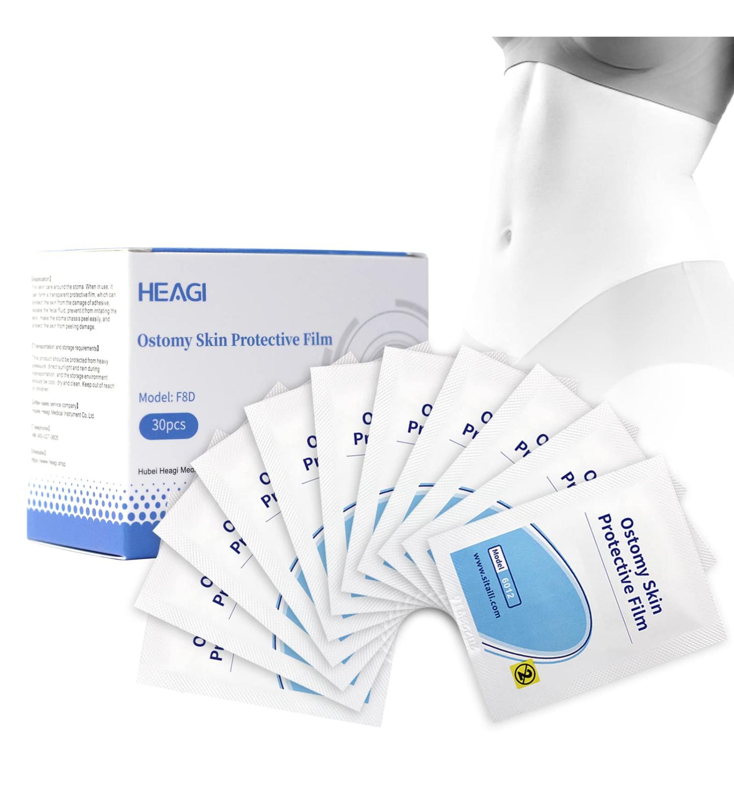 30pcs Ostomy Barrier Wipes for Sting-Free Skin | Skin Film & Protective Prep | Ostomy Supplies - Box of 30 - Buy Online on GoSupps.com