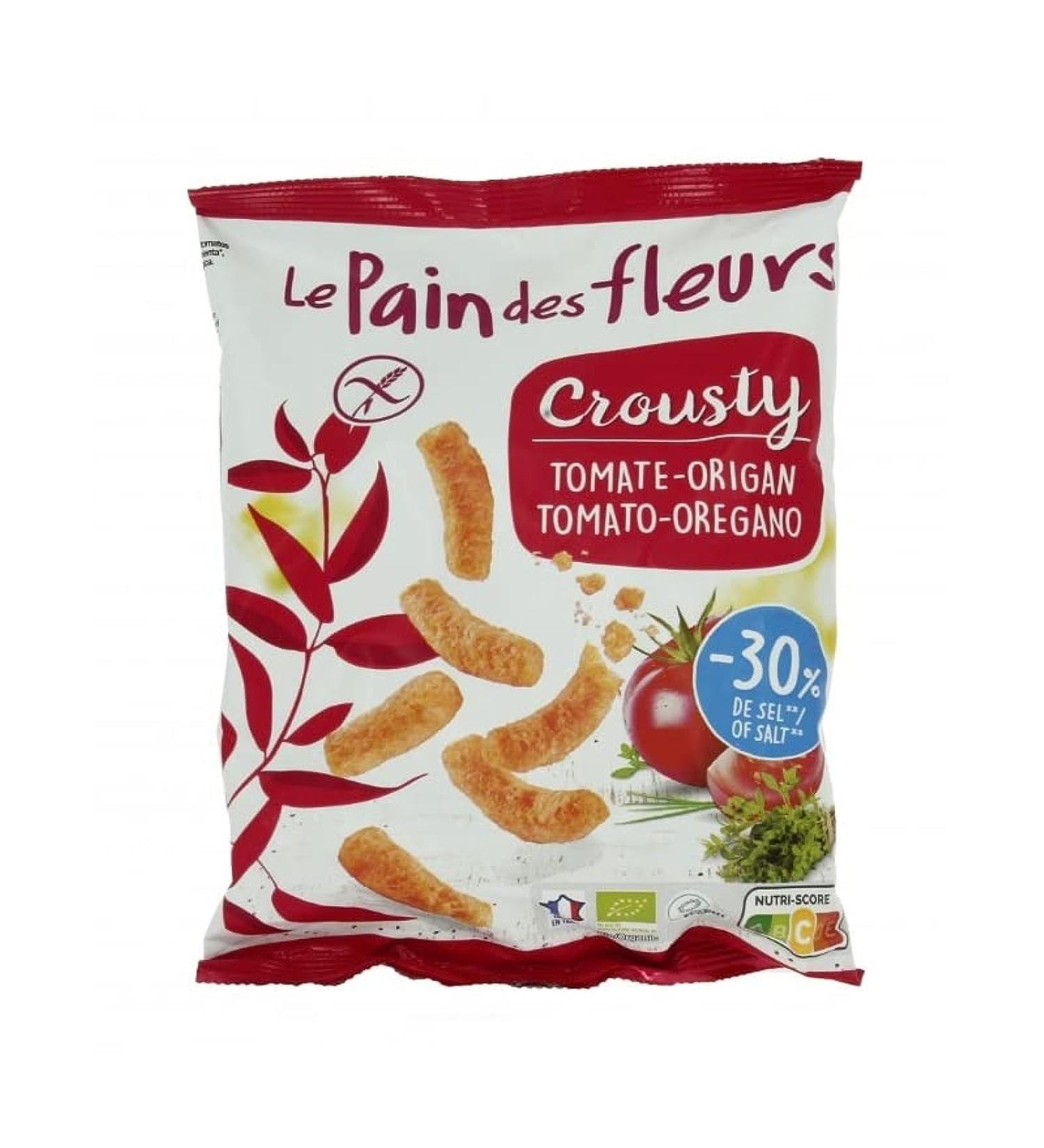 Biocop Ganchito Crousty de tomato y oregano s/g Bio 75g The Bread of Flowers
