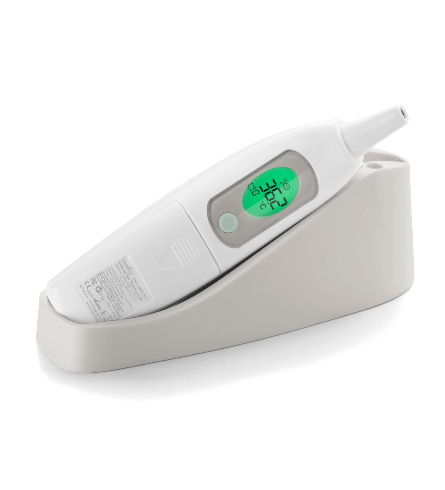 Nuvita 2071 Digital Ear Thermometer with Alarm - Accurate & Easy Measurement for International Shipping - Buy Online on GoSupps.com