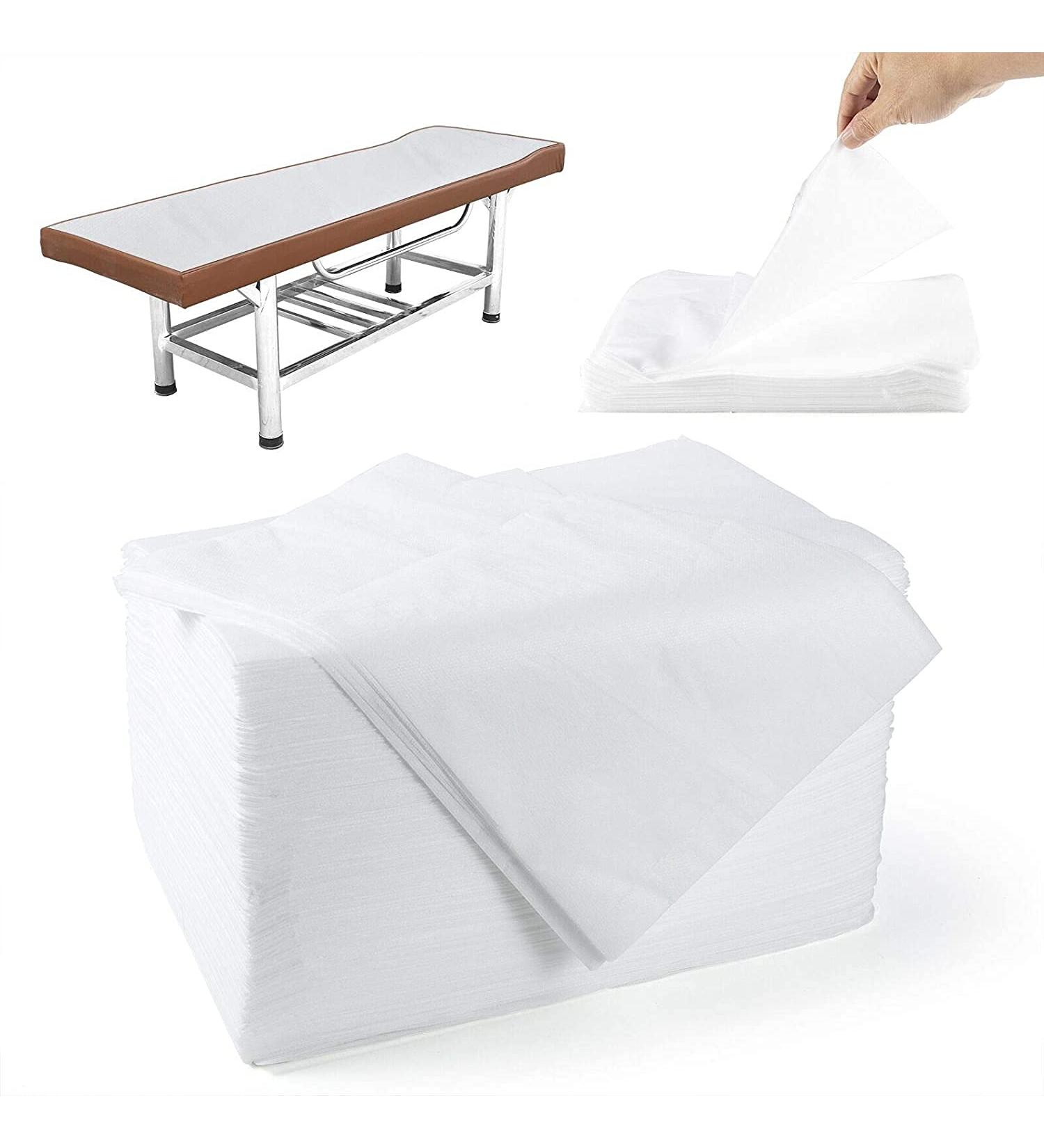 60Pcs Disposable Bed Sheets Non-Woven Fabric Massage Bed Cover Breathable Disposable Massage Table Sheets 31.5"X 75" for Spa  Massage Beauty Salon  Hotels - Buy Online on GoSupps.com