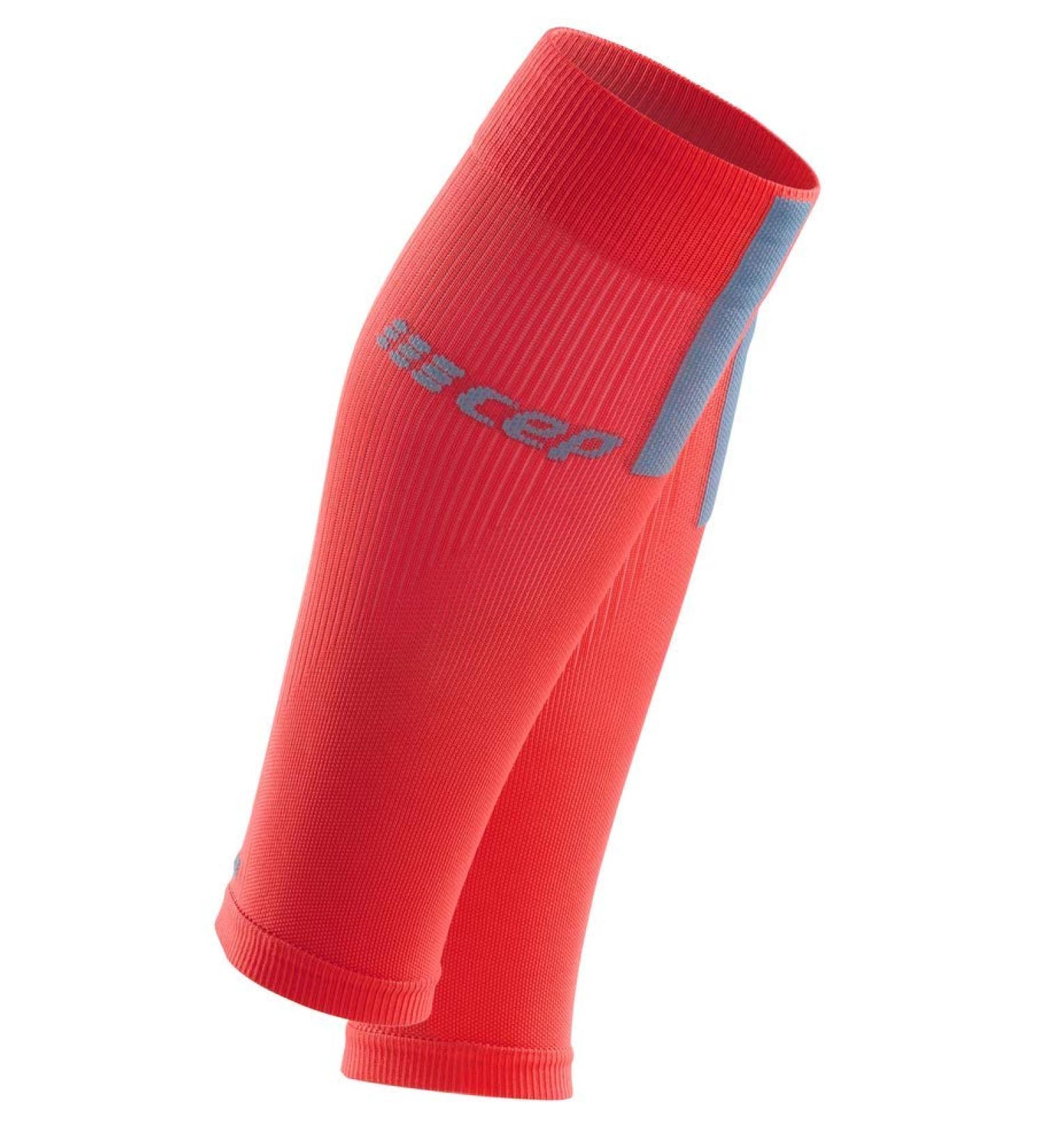 CEP Ultralight Compression Calf Sleeves for Men V 3.0 - Lava/Grey - Buy Online on GoSupps.com