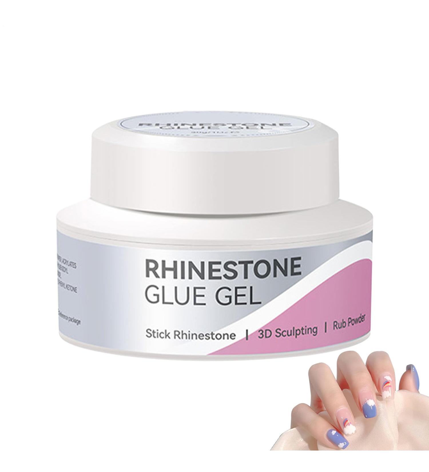 Rhinestone Gel - Strong Adhesive for Nail Polish | 30g Gem Glue for Nail Decoration for Attaching Jewelry to Adults Women and Girls Indoors and Outdoors Parties Christmas and More - Buy Online on GoSupps.com