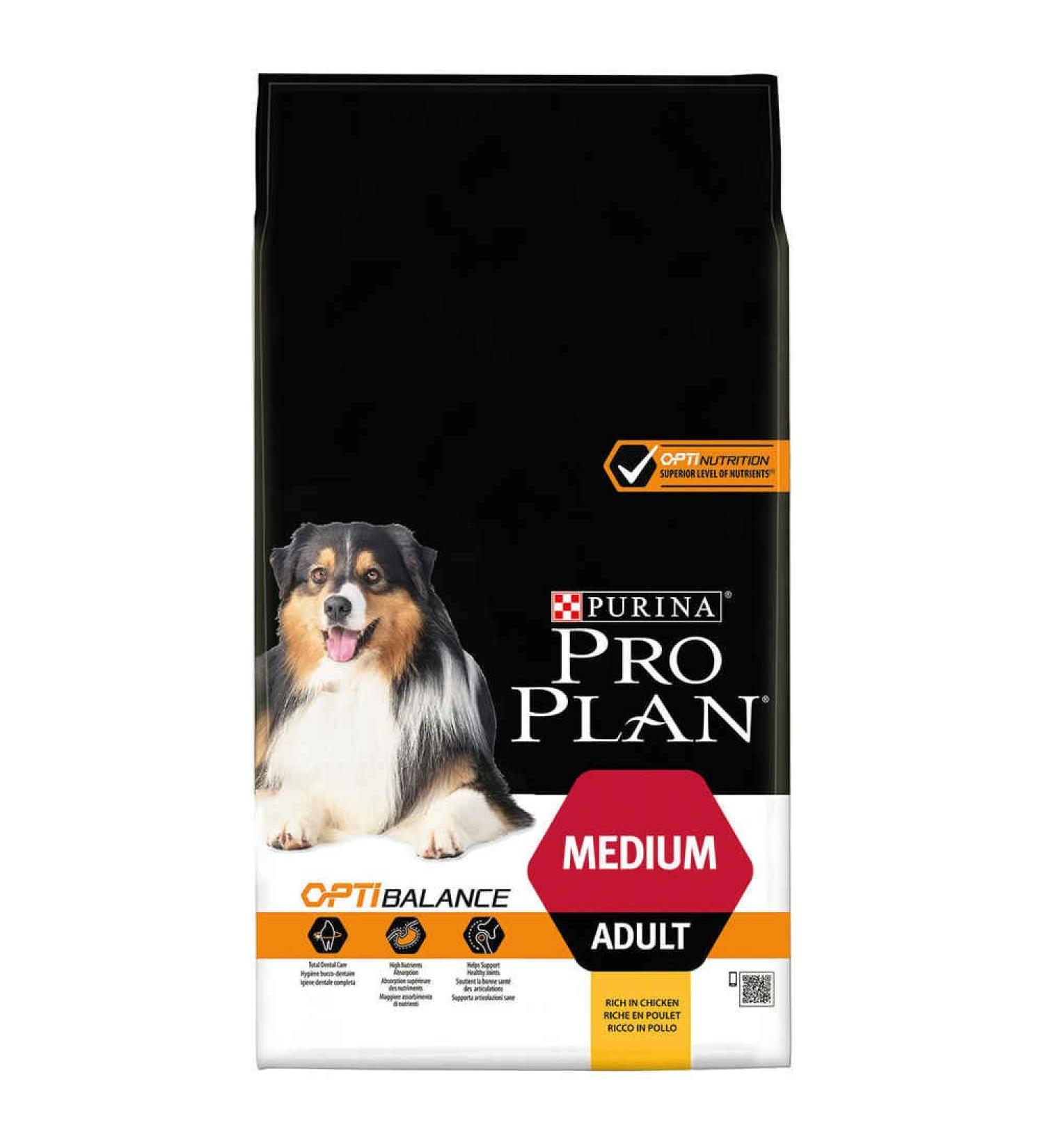 PURINA PRO PLAN | Medium Adult 1+ Everyday Nutrition | Rich in Chicken | Dry Food | Dog | 7kg Bag - Buy Online on GoSupps.com