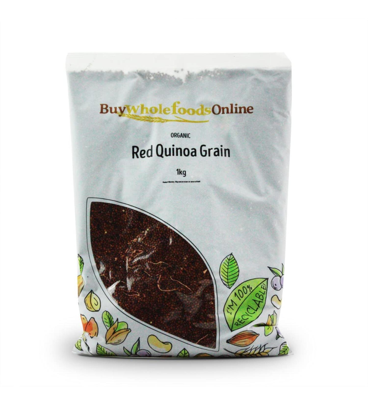 Organic Quinoa Grain (Red) 1kg (BWFO)