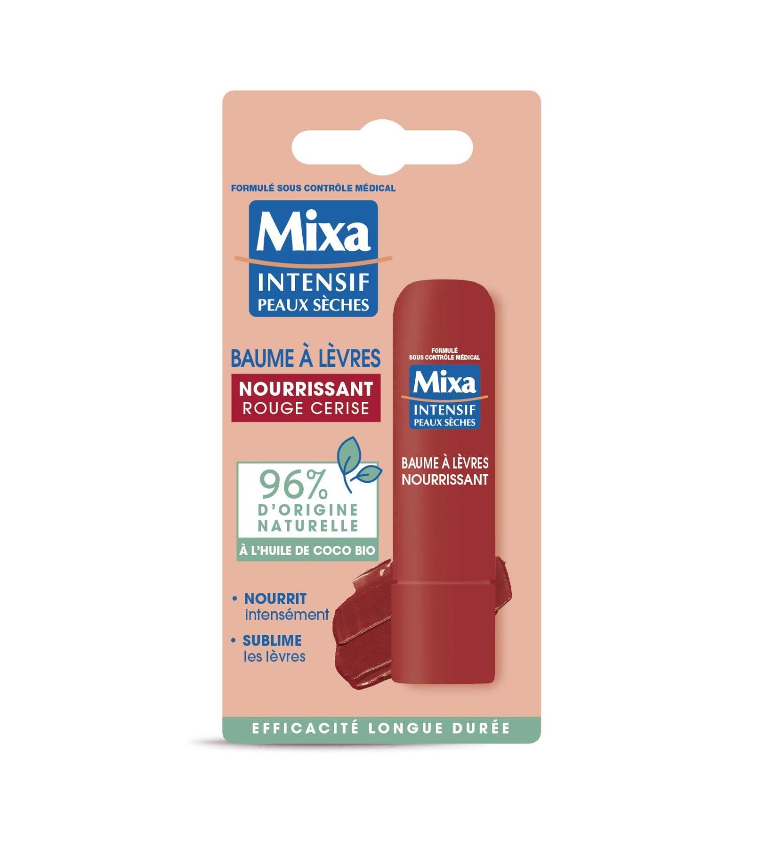 Mixa Nourishing Lip Balm Cherry Red, 1 Unit (Pack of 1)